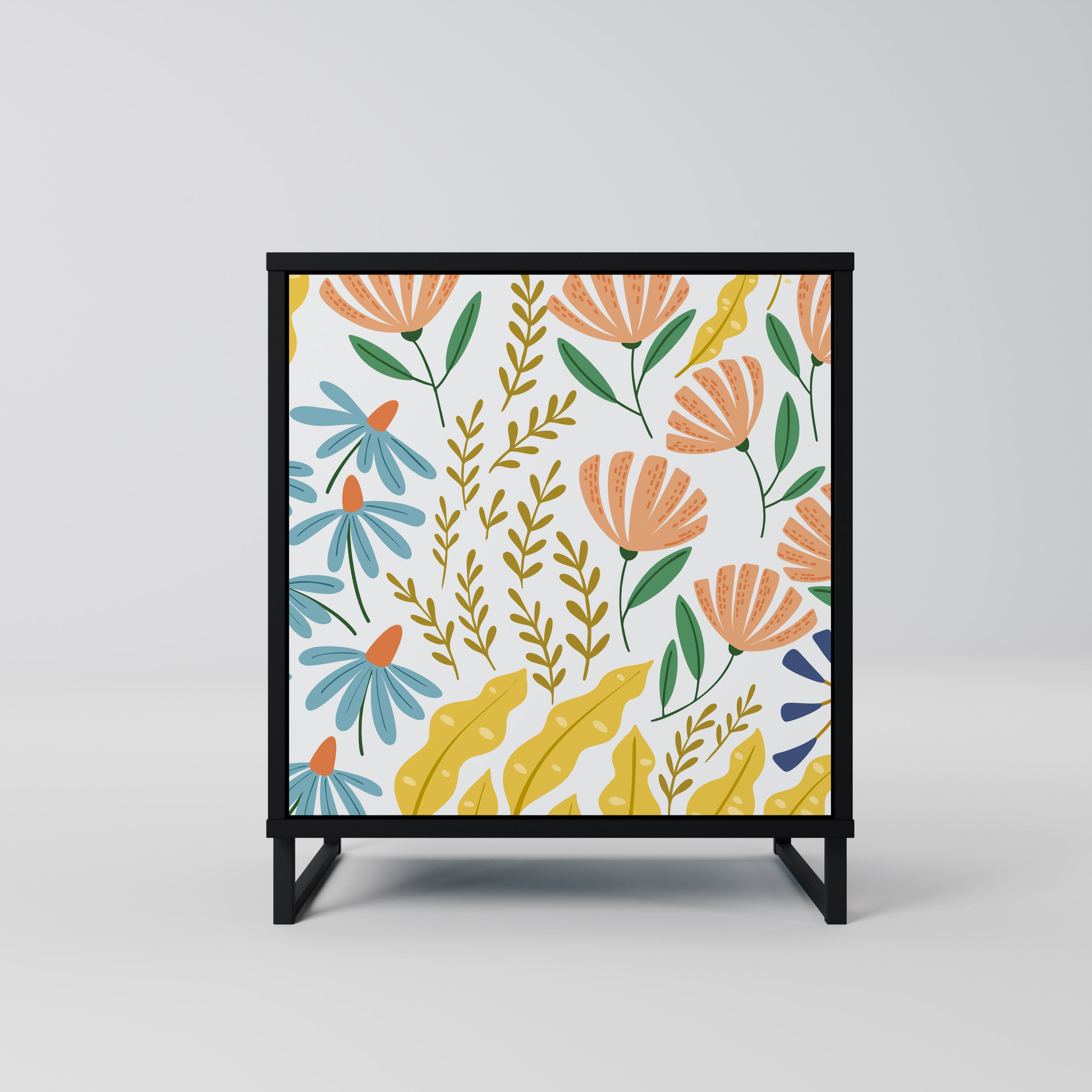 HELLO SPRING Komoda 1-drzwiowa korpus Czarny