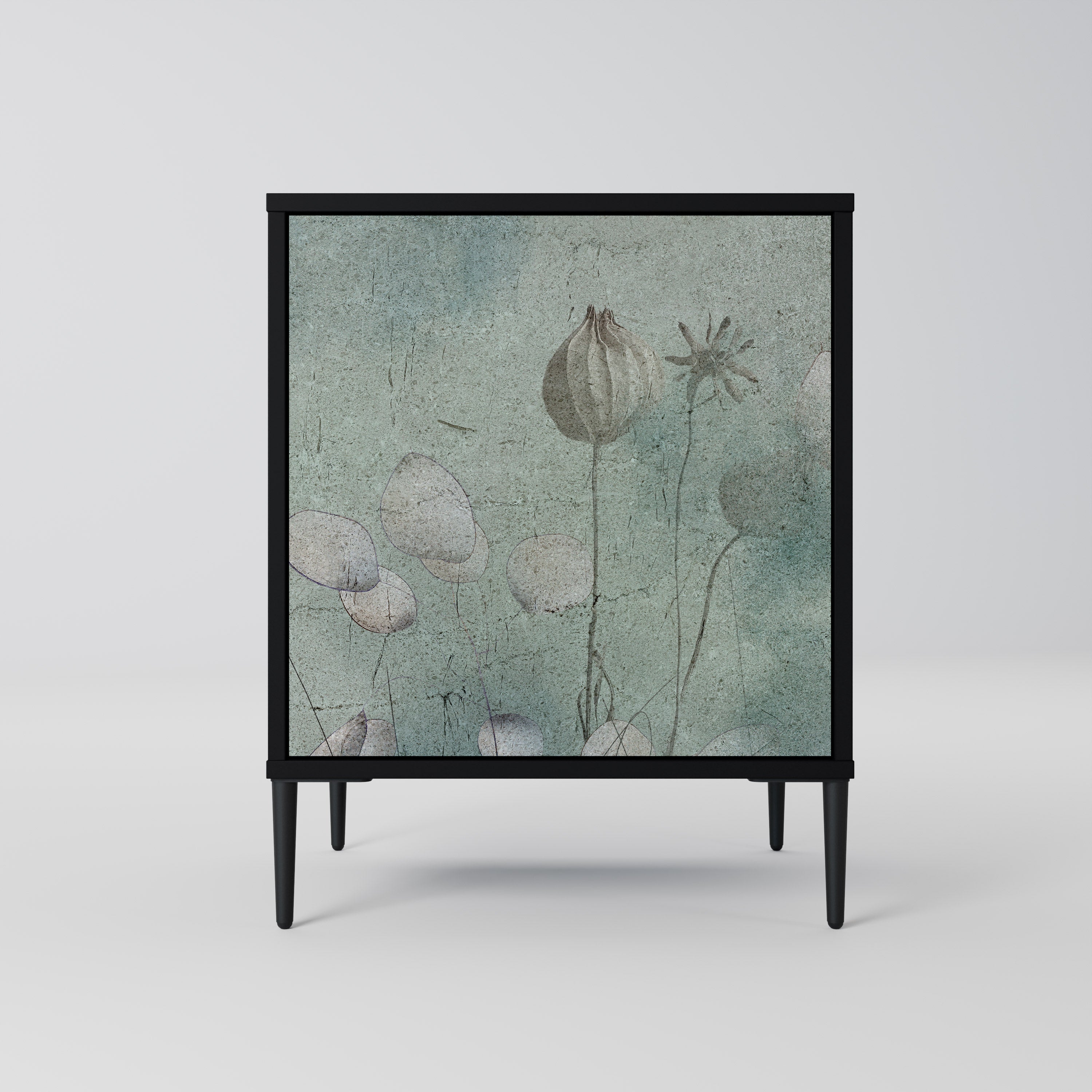 NIGHT LADY Komoda 1-drzwiowa korpus Czarny