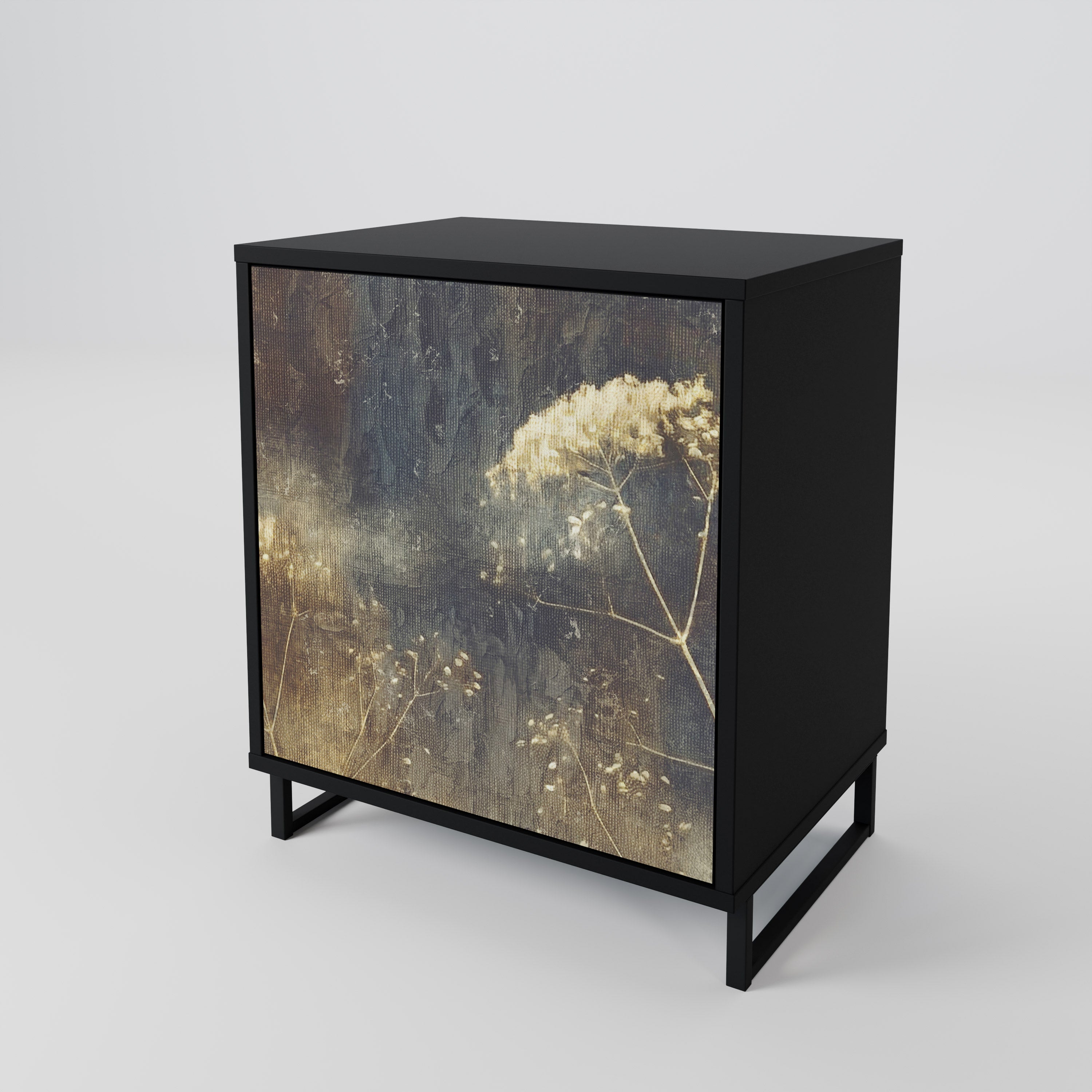 GENTLE POWER Komoda 1-drzwiowa korpus Czarny