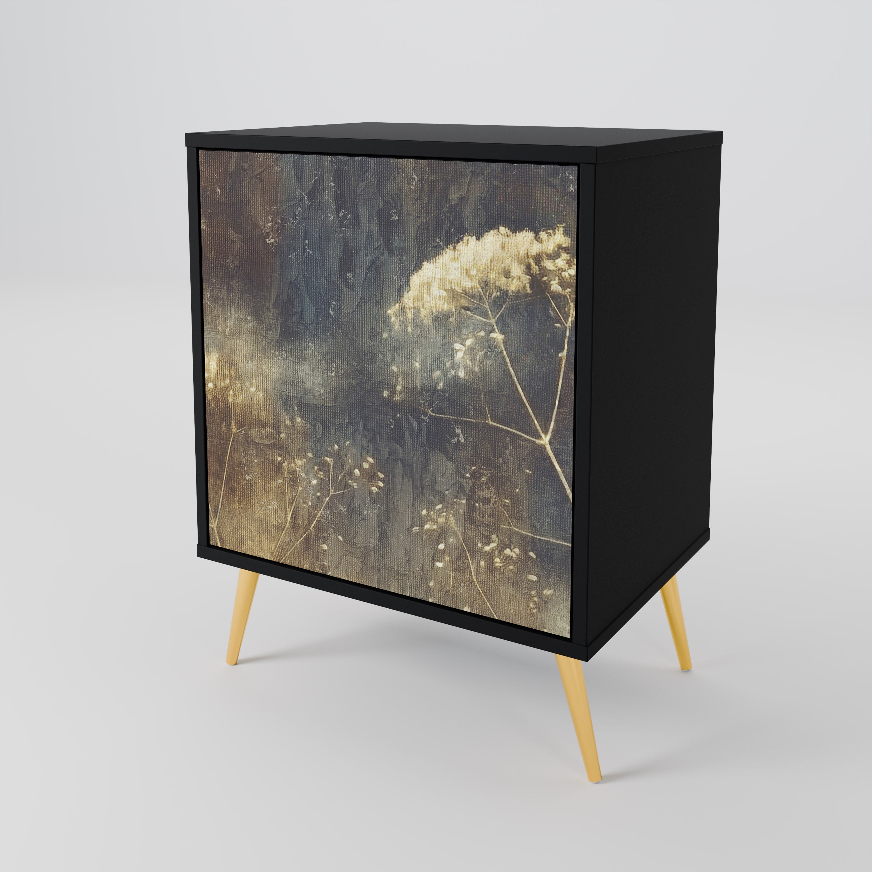 GENTLE POWER Komoda 1-drzwiowa korpus Czarny