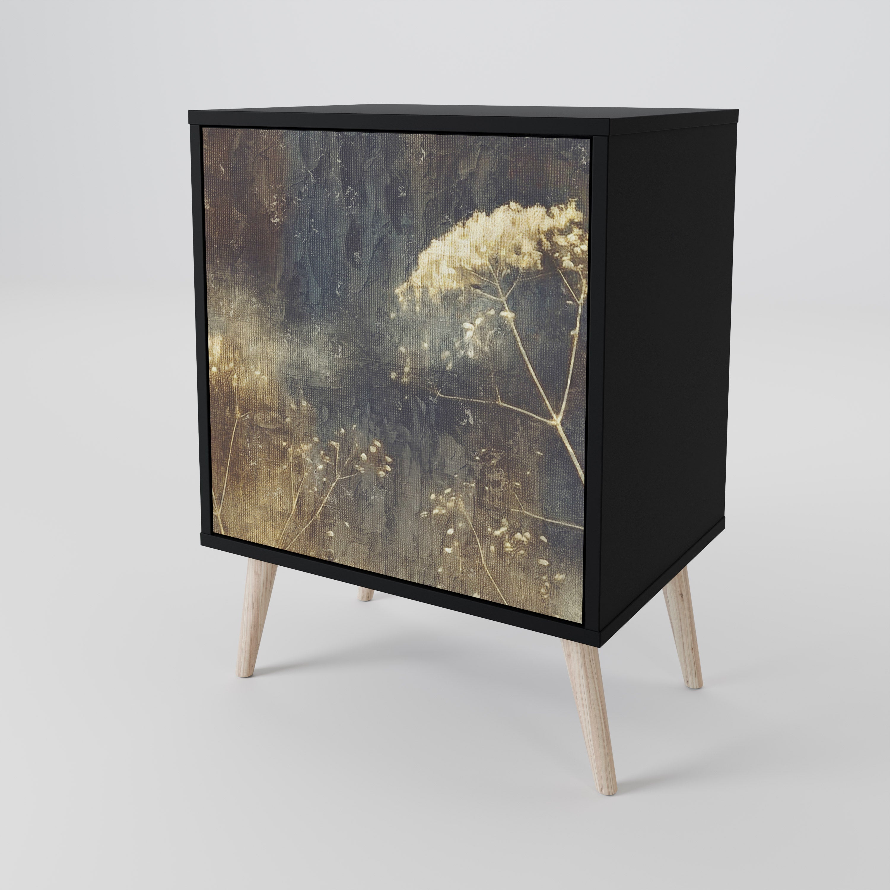 GENTLE POWER Komoda 1-drzwiowa korpus Czarny