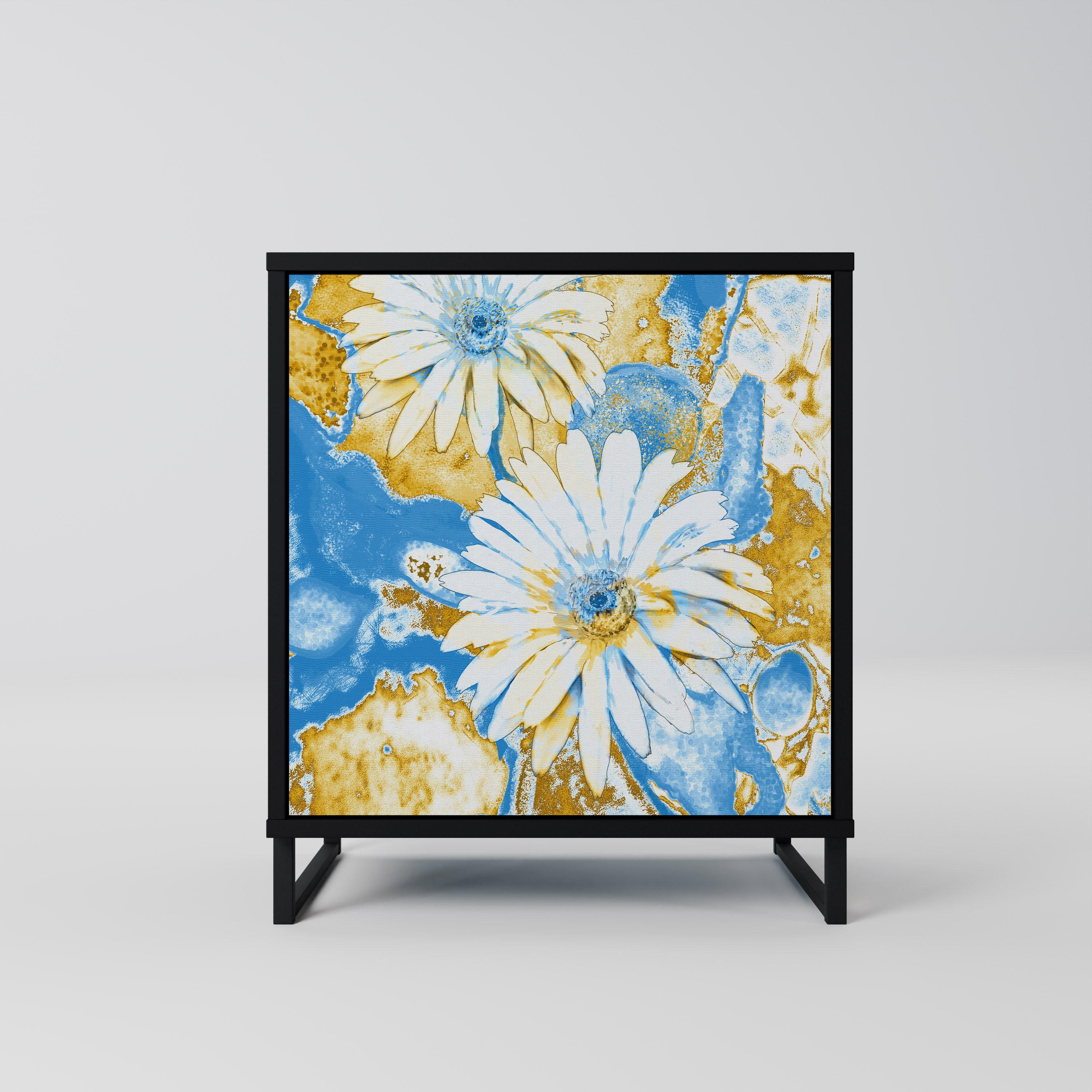 DAISY LUXE Komoda 1-drzwiowa korpus Czarny