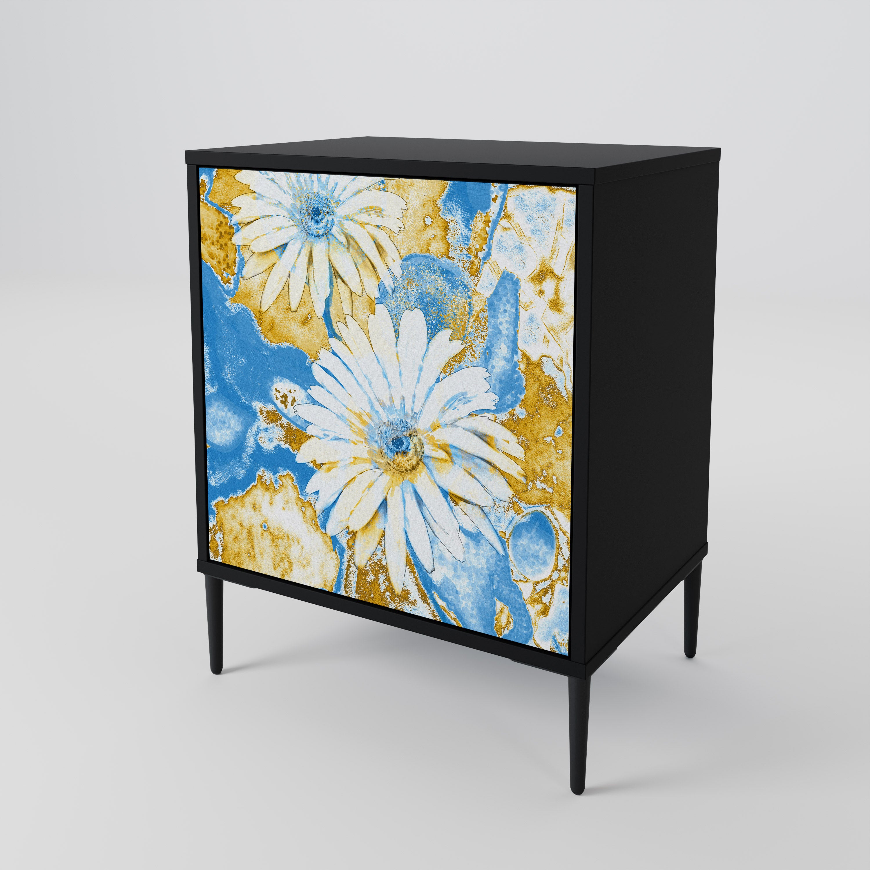 DAISY LUXE Komoda 1-drzwiowa korpus Czarny