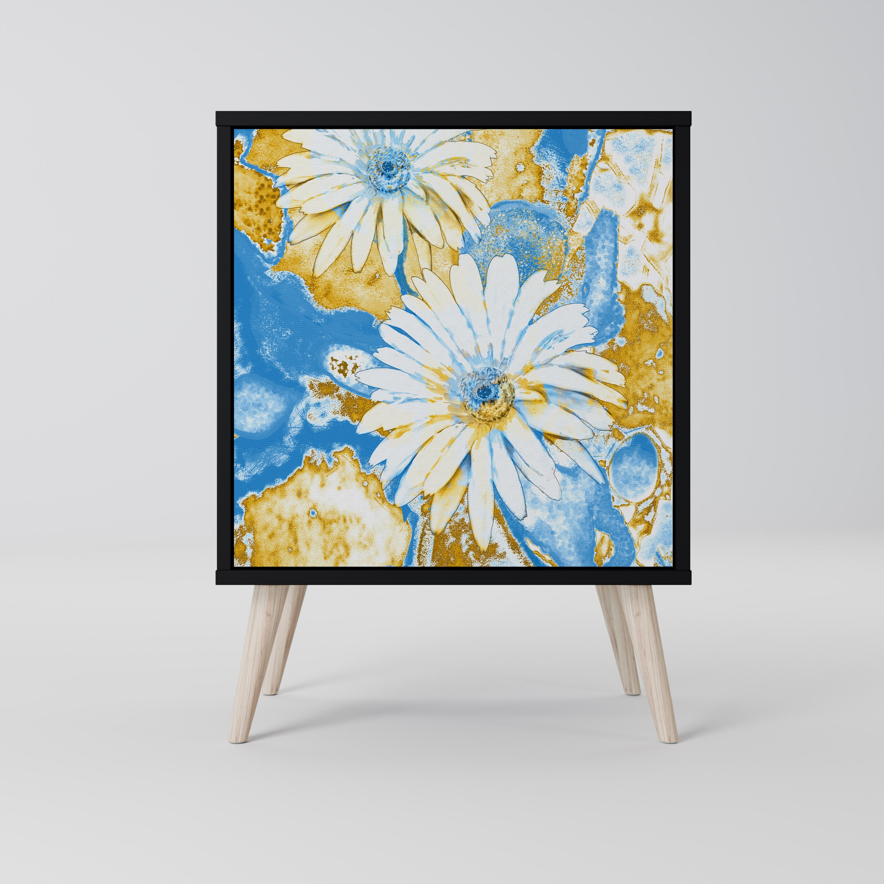 DAISY LUXE Komoda 1-drzwiowa korpus Czarny