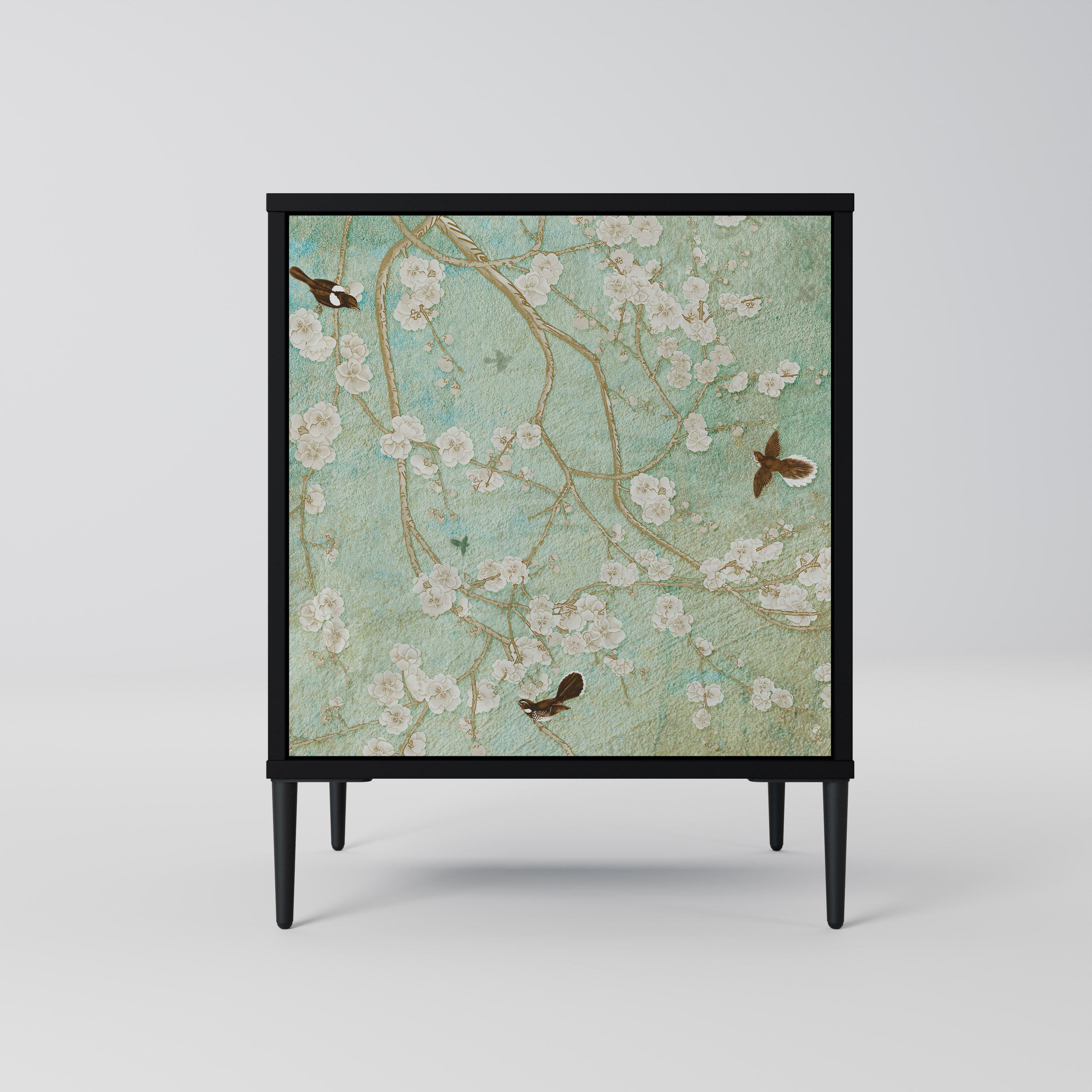 BLOOMING CHARM Komoda 1-drzwiowa korpus Czarny