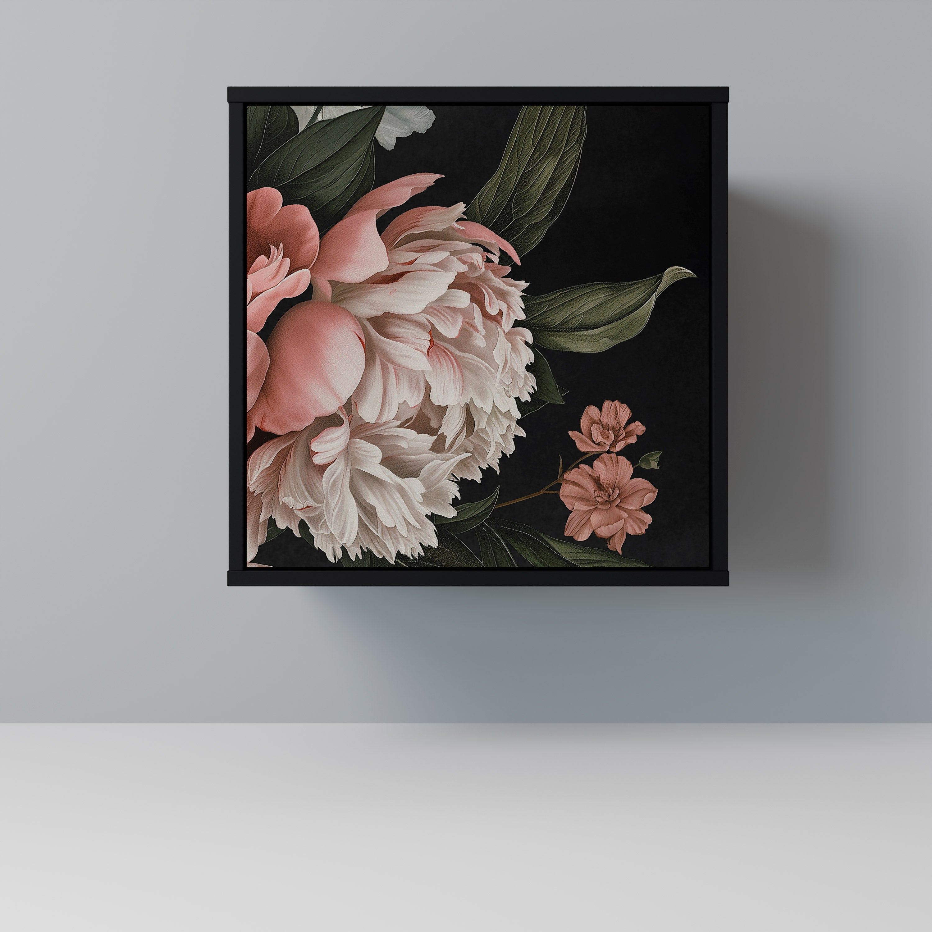 LUSH ELEGANCE Komoda 1-drzwiowa korpus Czarny