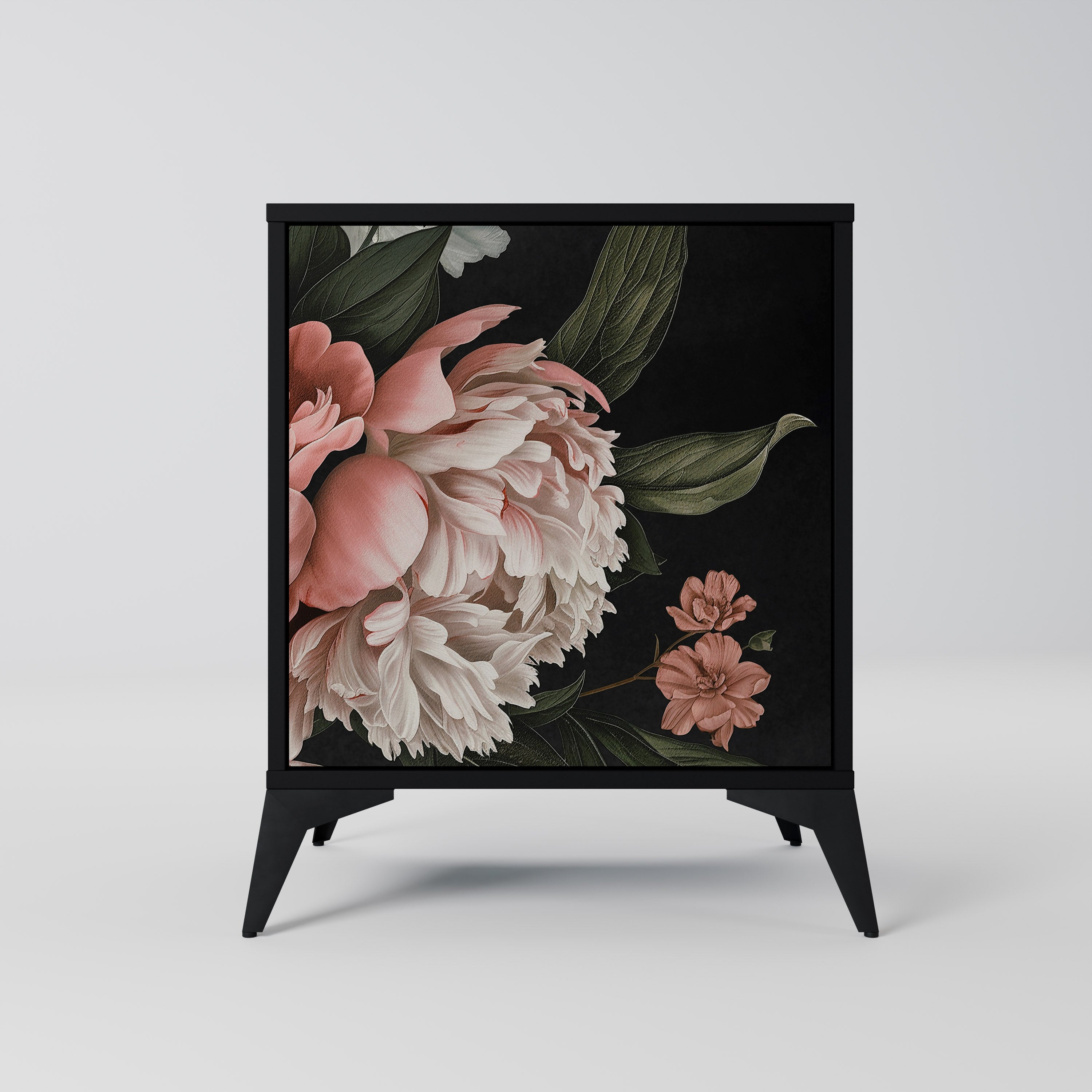 LUSH ELEGANCE Komoda 1-drzwiowa korpus Czarny