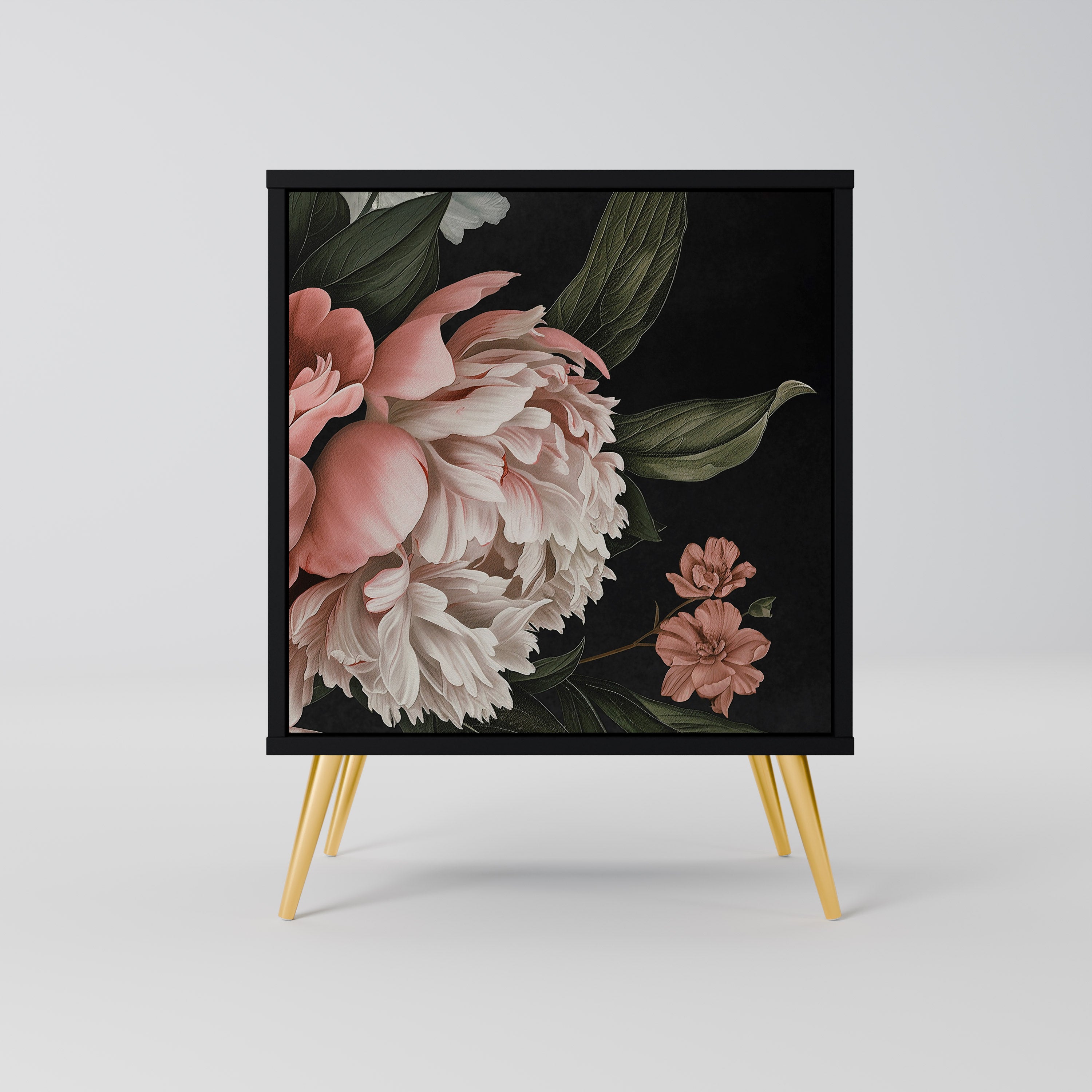 LUSH ELEGANCE Komoda 1-drzwiowa korpus Czarny