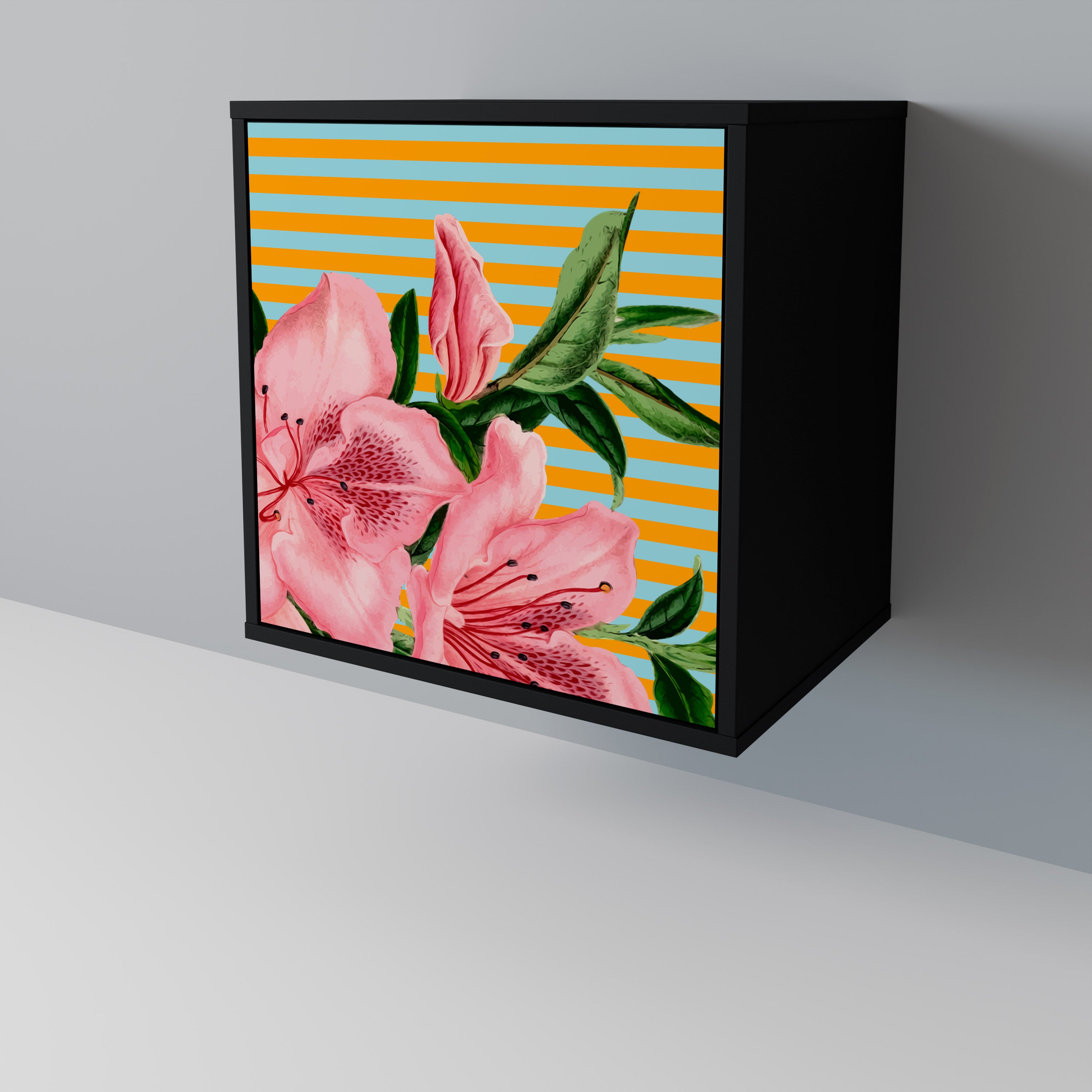 FRAGILE BEAUTY Komoda 1-drzwiowa korpus Czarny