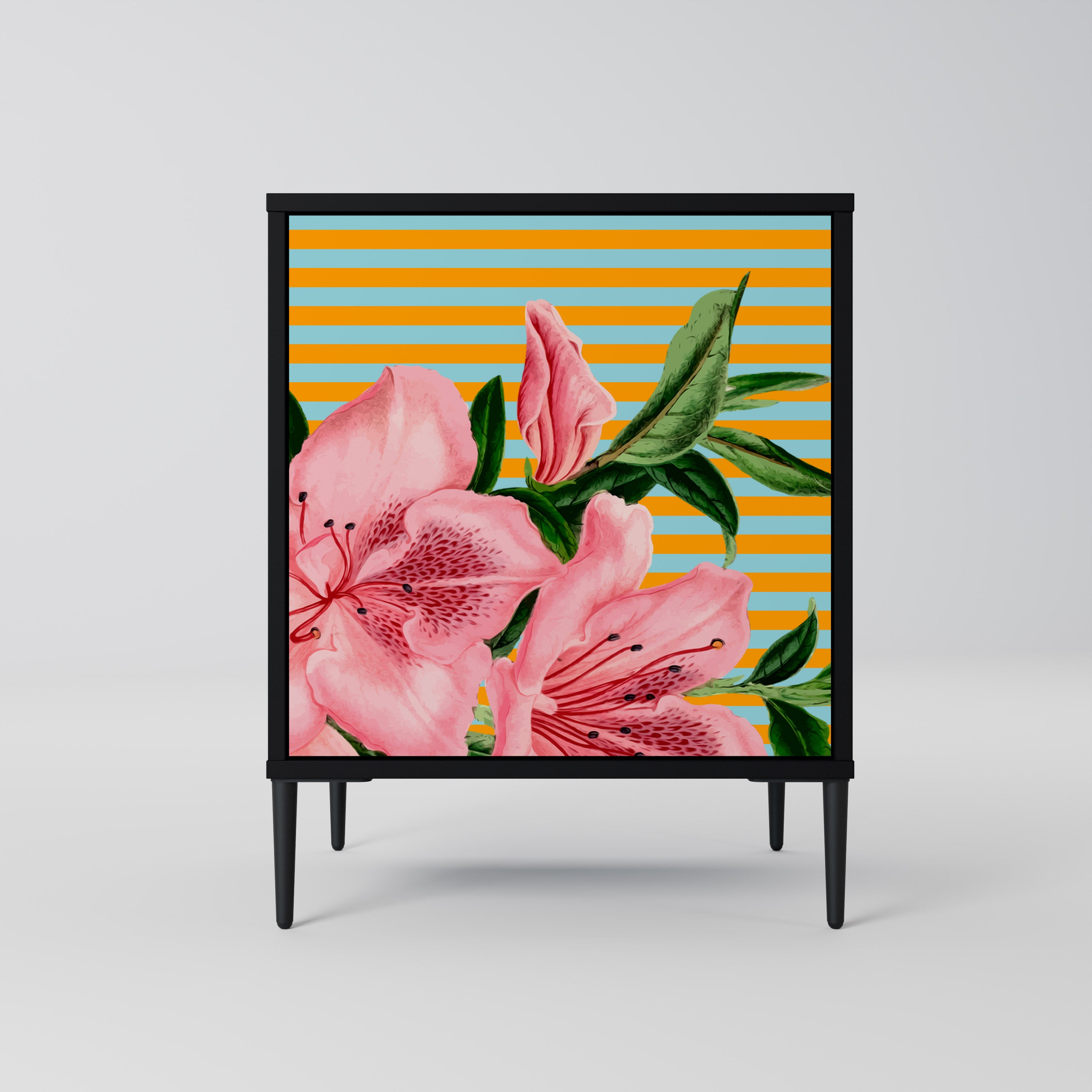 FRAGILE BEAUTY Komoda 1-drzwiowa korpus Czarny