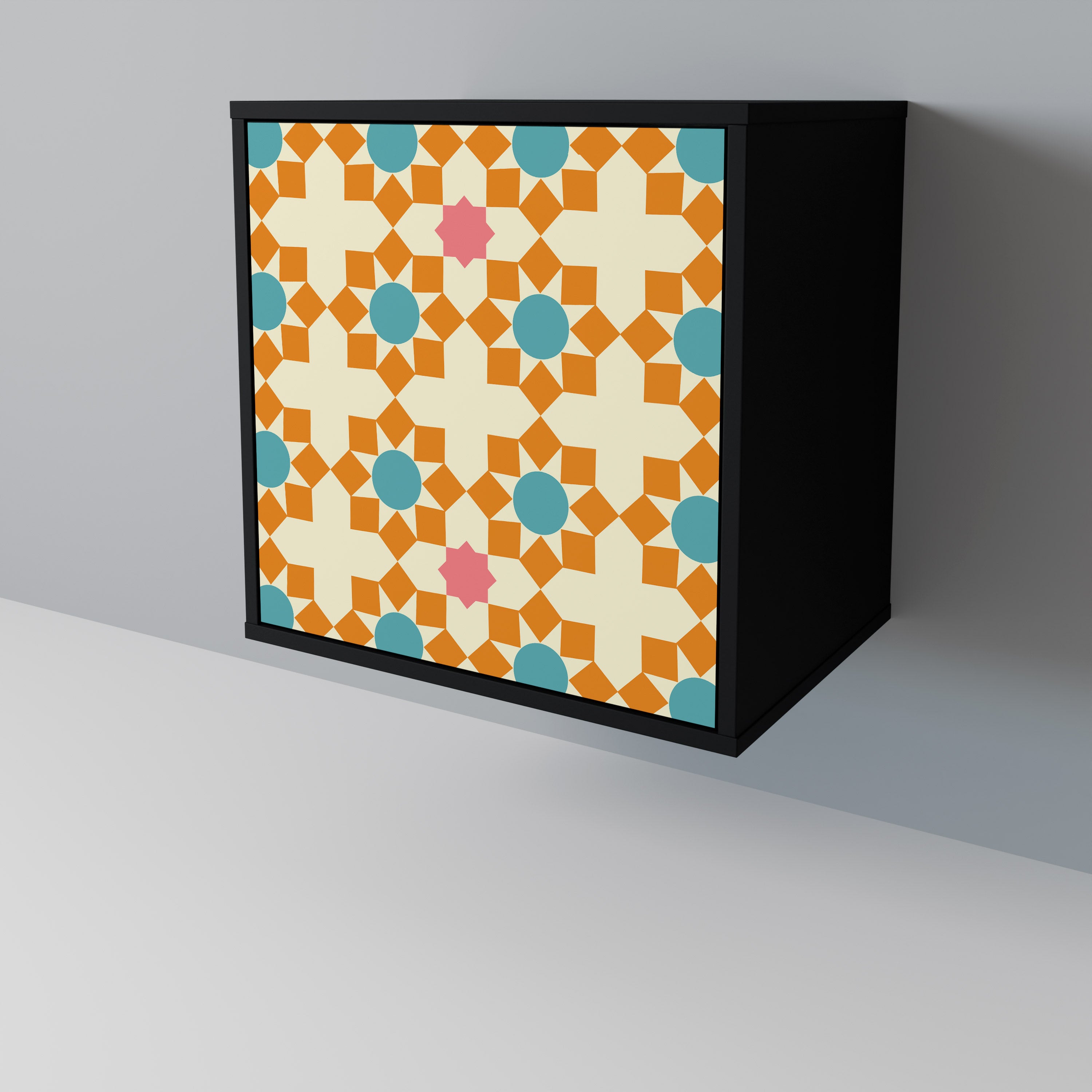 FLORAL DECOR Komoda 1-drzwiowa korpus Czarny