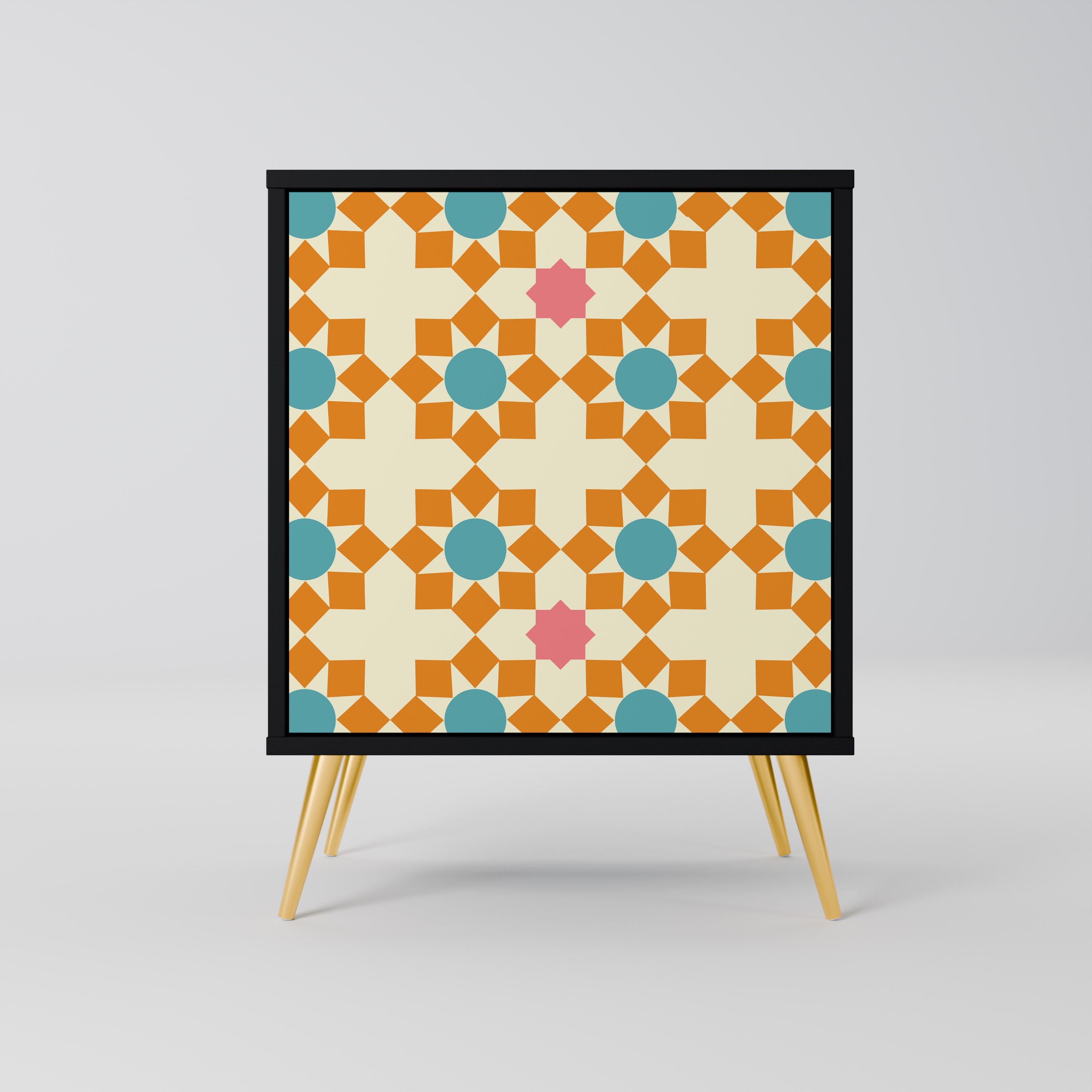 FLORAL DECOR Komoda 1-drzwiowa korpus Czarny