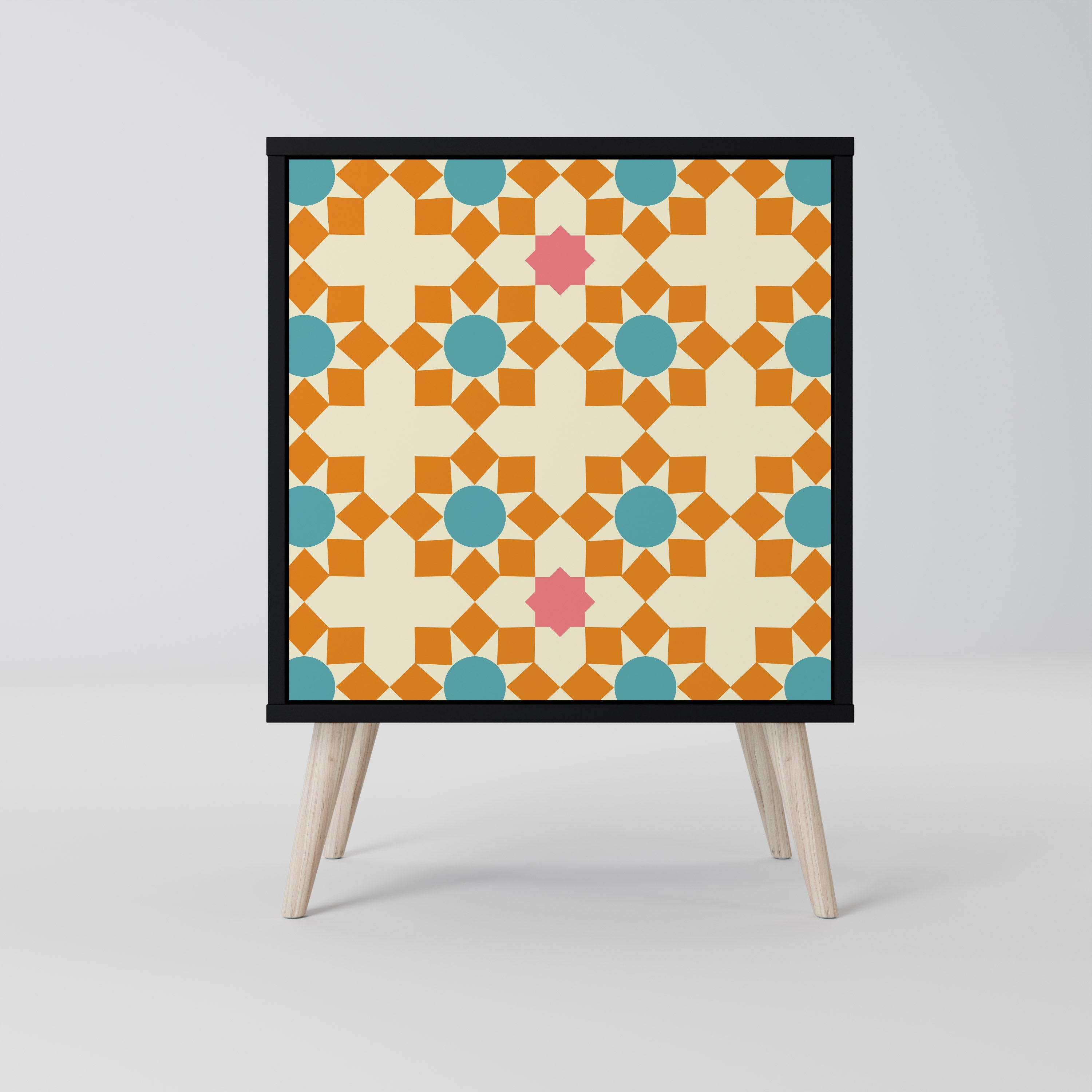 FLORAL DECOR Komoda 1-drzwiowa korpus Czarny