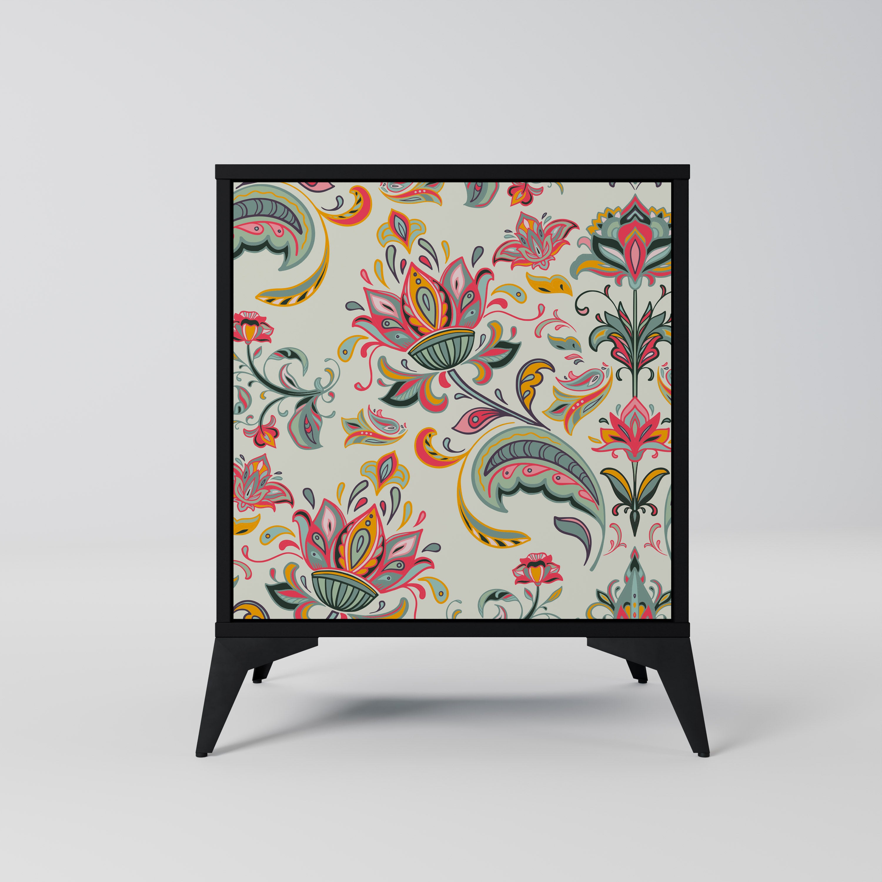 ORGANIC FOLKLORE Komoda 1-drzwiowa korpus Czarny