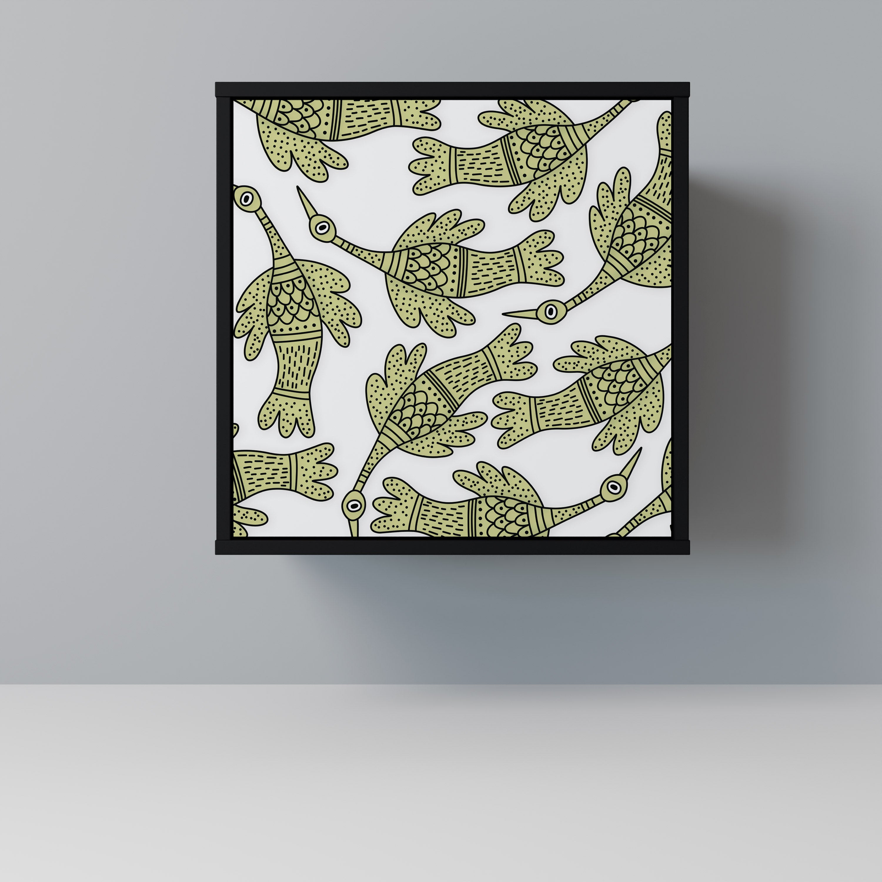 SEEDLING SONGBIRD Komoda 1-drzwiowa korpus Czarny