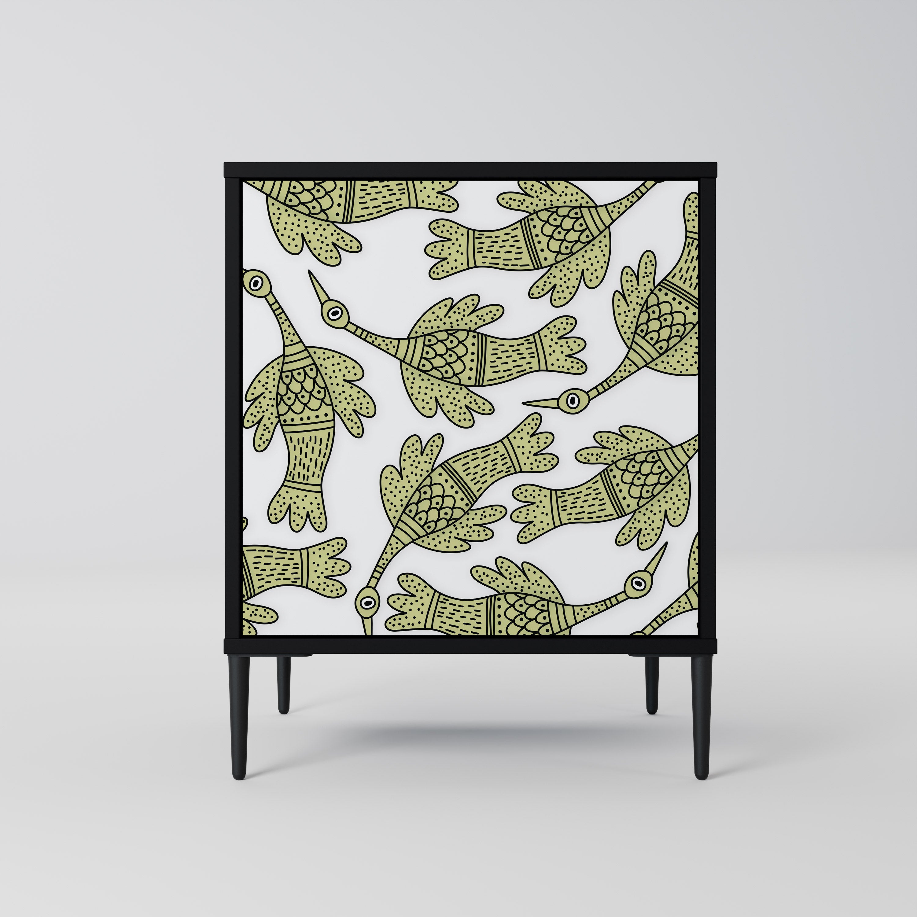 SEEDLING SONGBIRD Komoda 1-drzwiowa korpus Czarny