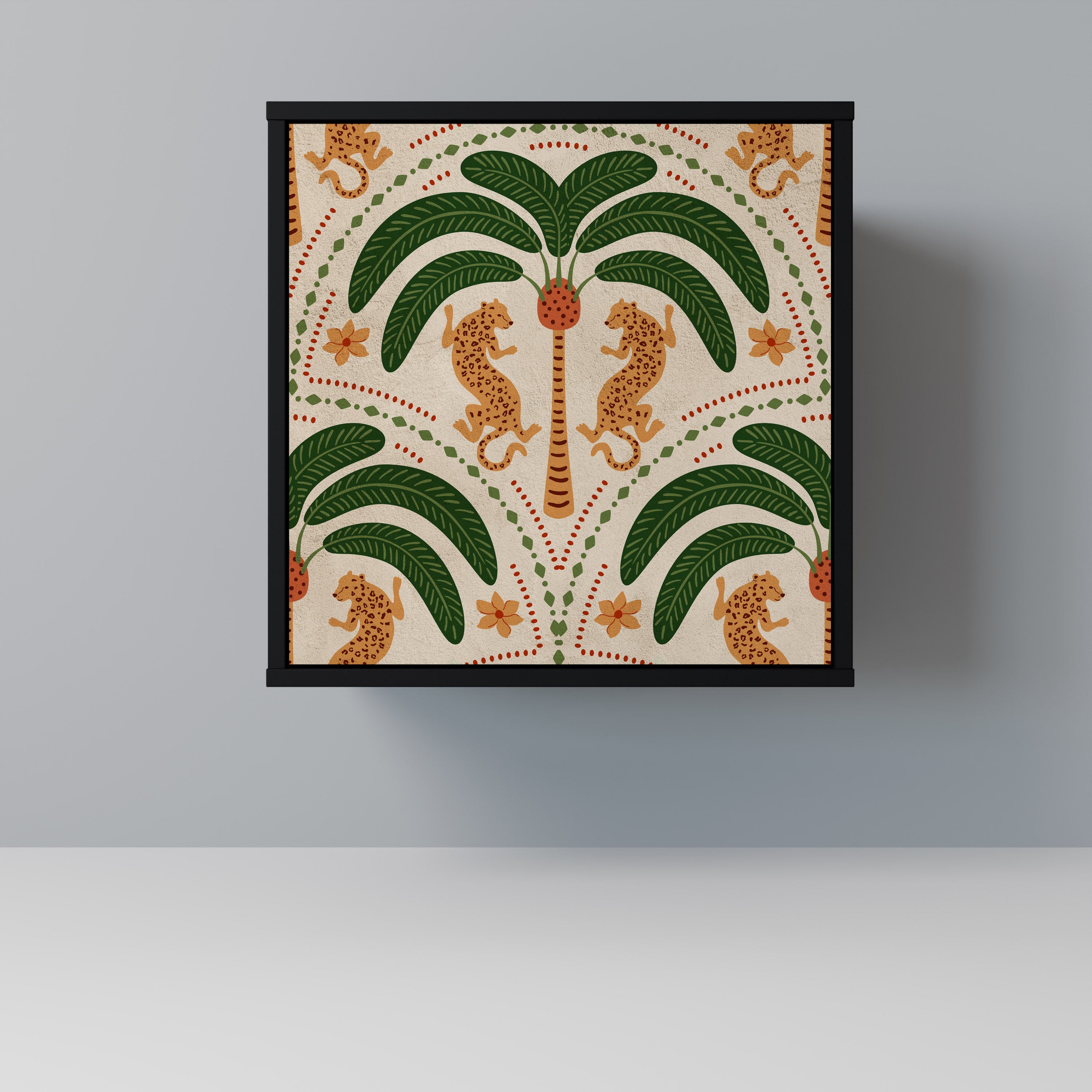 DANCING PREDATORS Komoda 1-drzwiowa korpus Czarny