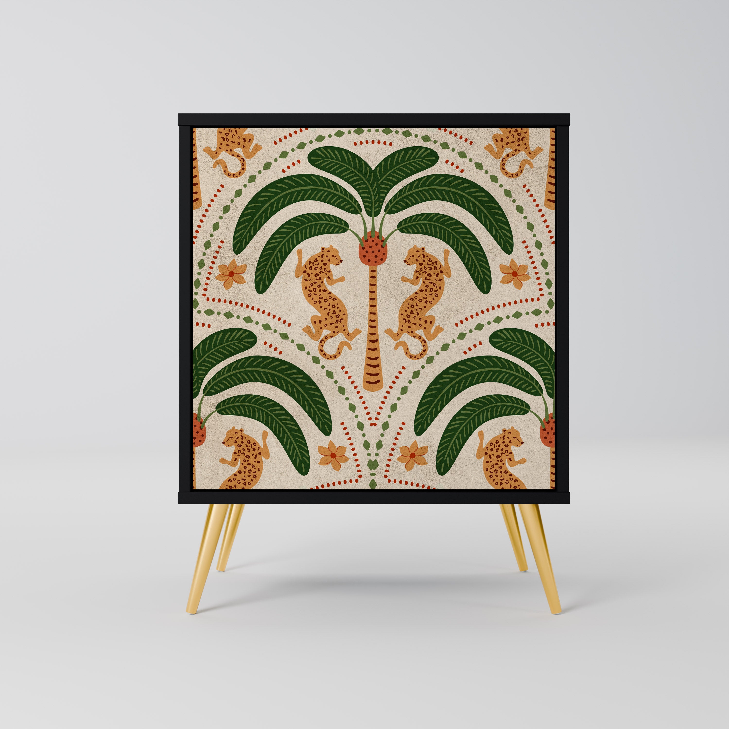 DANCING PREDATORS Komoda 1-drzwiowa korpus Czarny