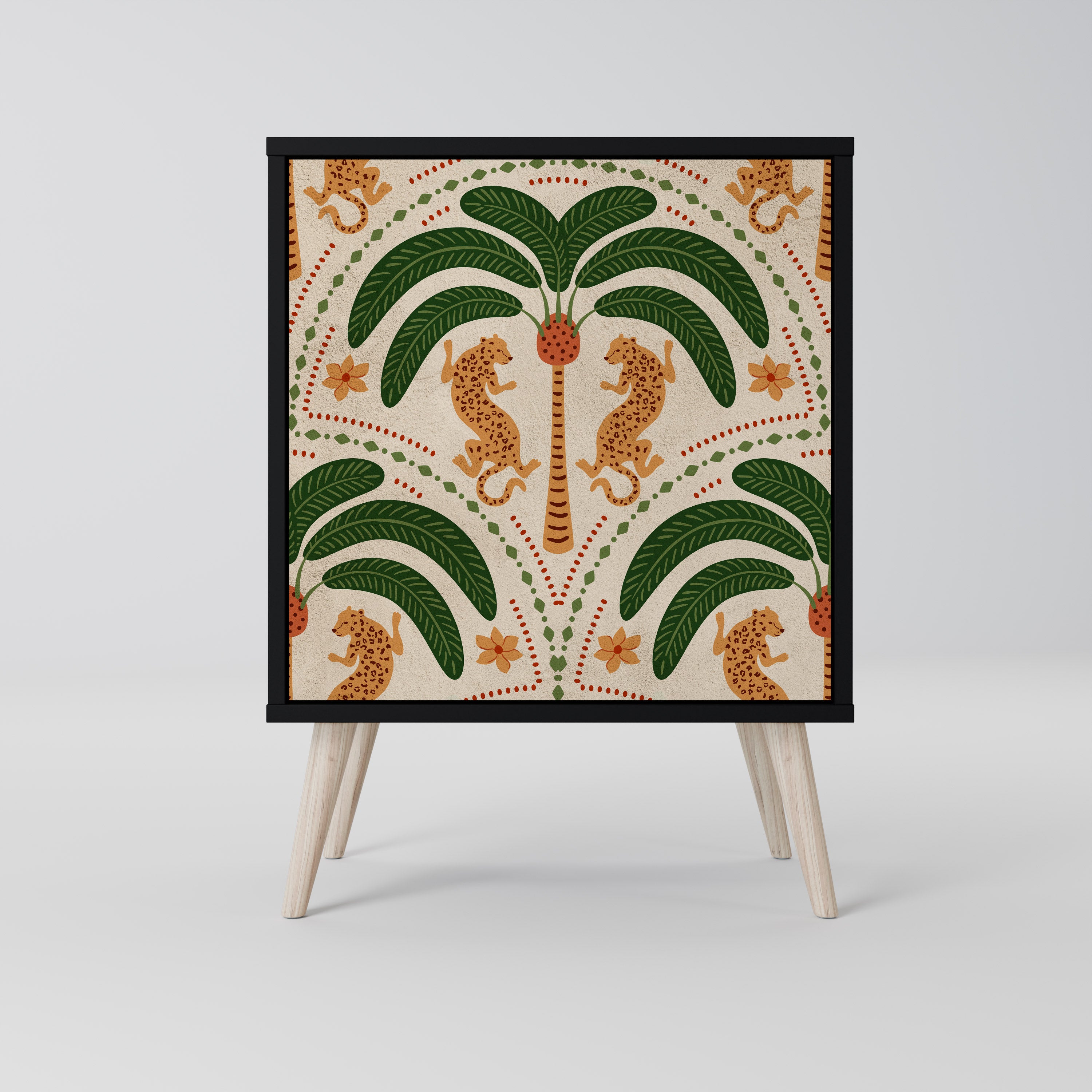 DANCING PREDATORS Komoda 1-drzwiowa korpus Czarny