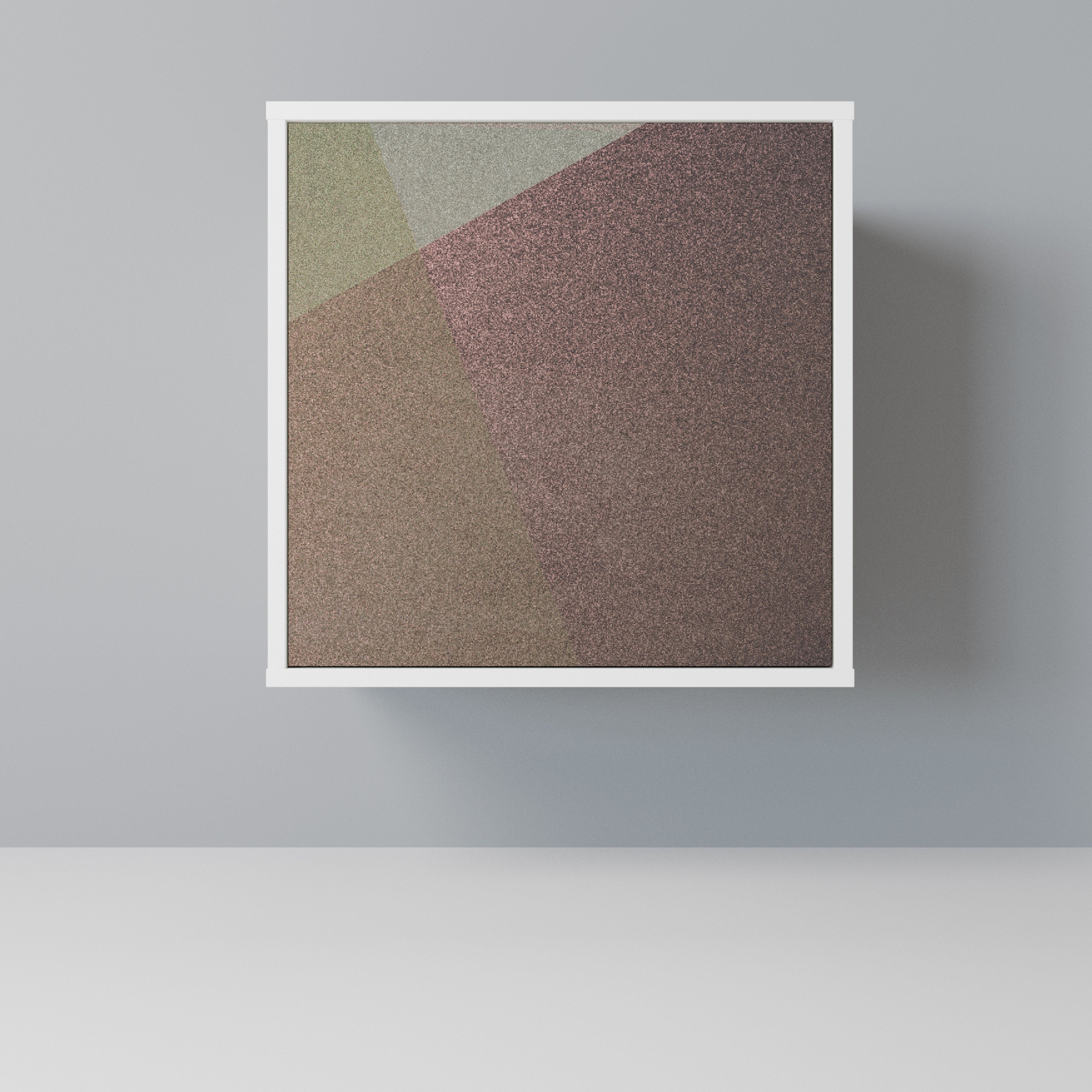 BEIGE GEOMETRY Komoda 1-drzwiowa korpus Biały