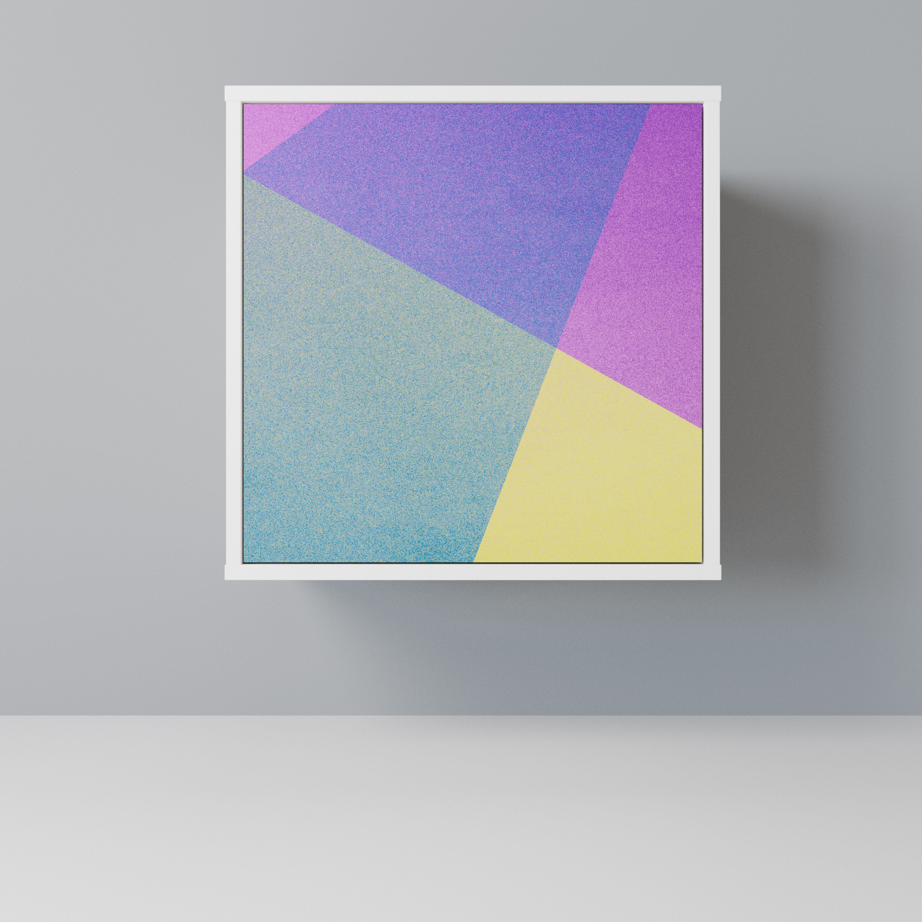 BRIGHT GEOMETRY Komoda 1-drzwiowa korpus Biały
