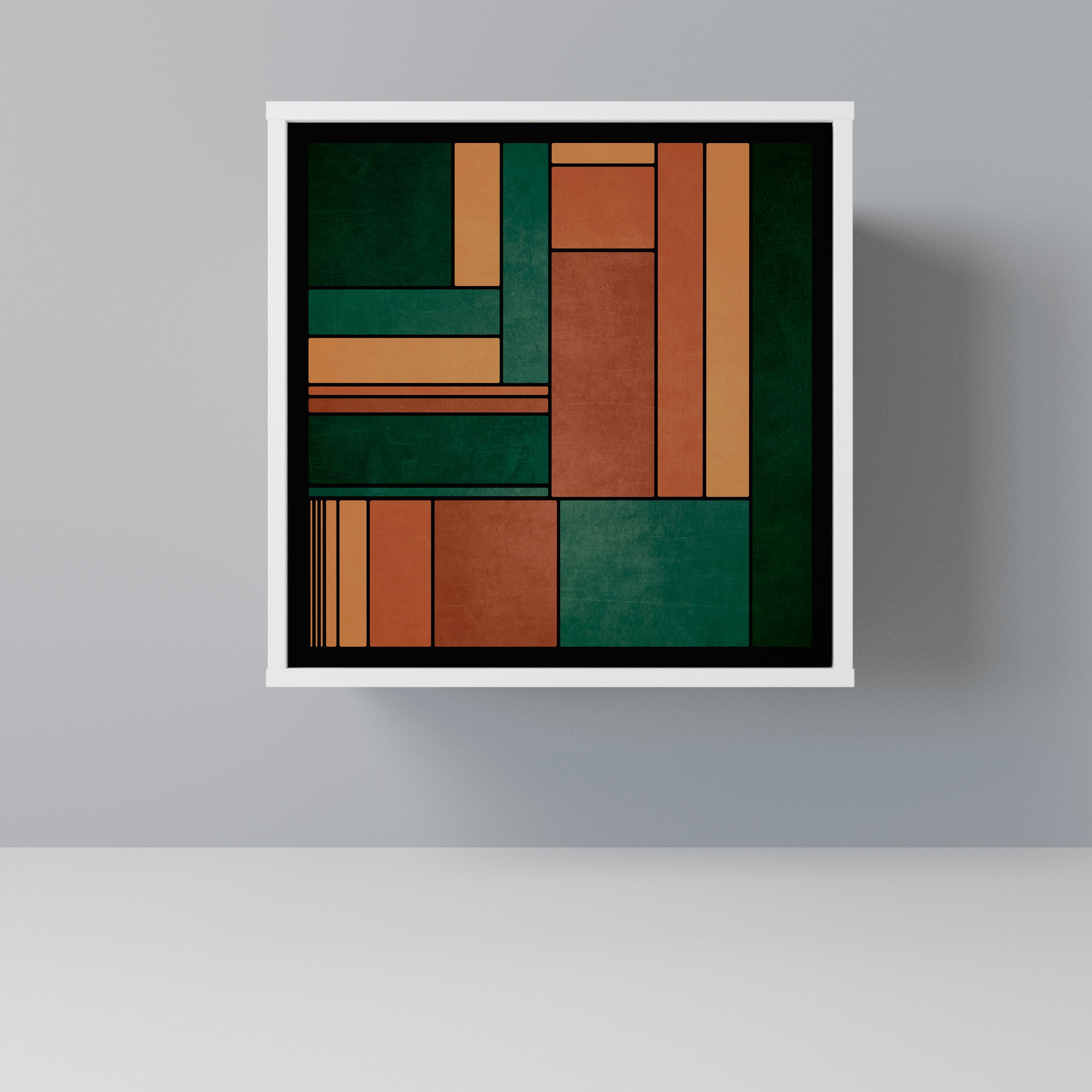 EARTHY FIGURES Komoda 1-drzwiowa korpus Biały