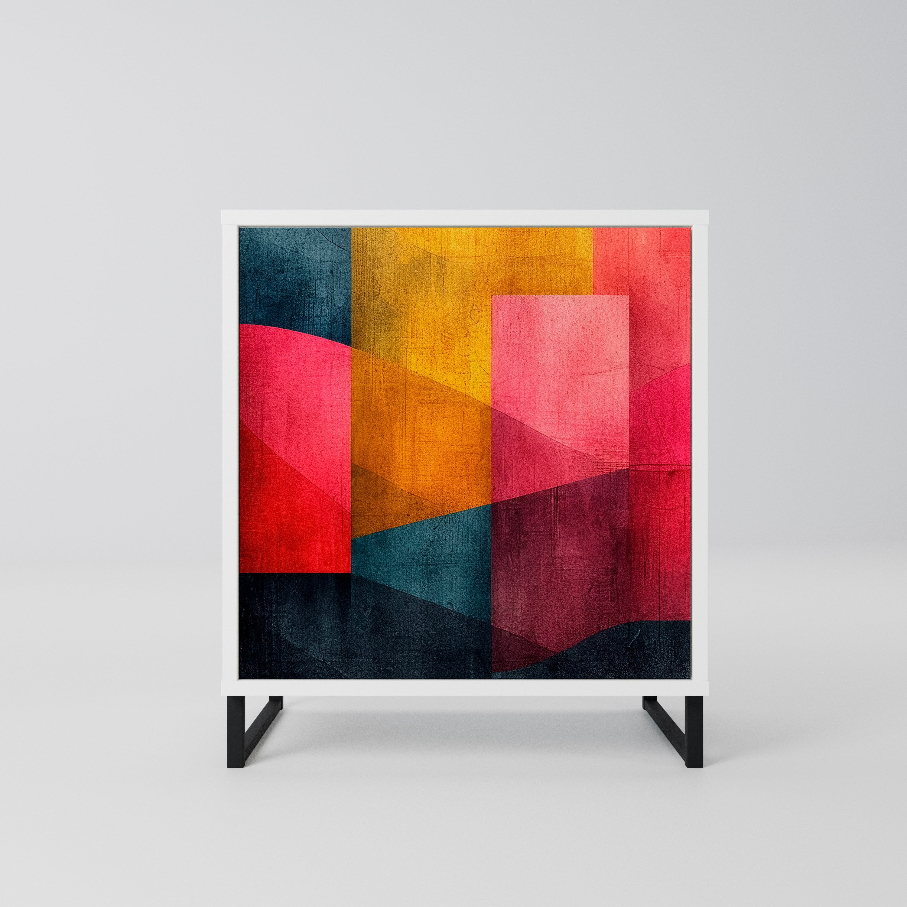 COLORFUL SOUNDS Komoda 1-drzwiowa korpus Biały