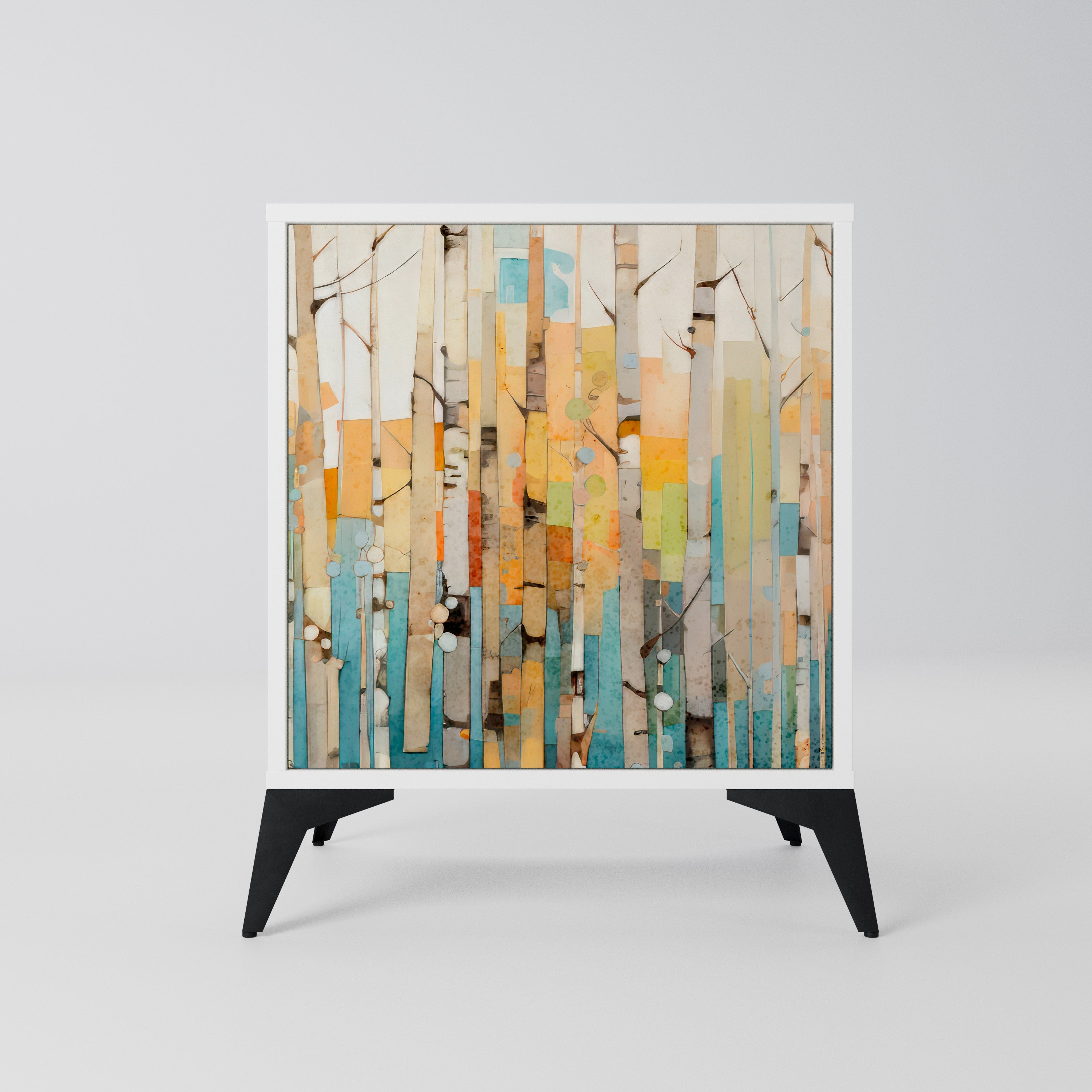 BIRCH KALEIDOSCOPE Komoda 1-drzwiowa korpus Biały