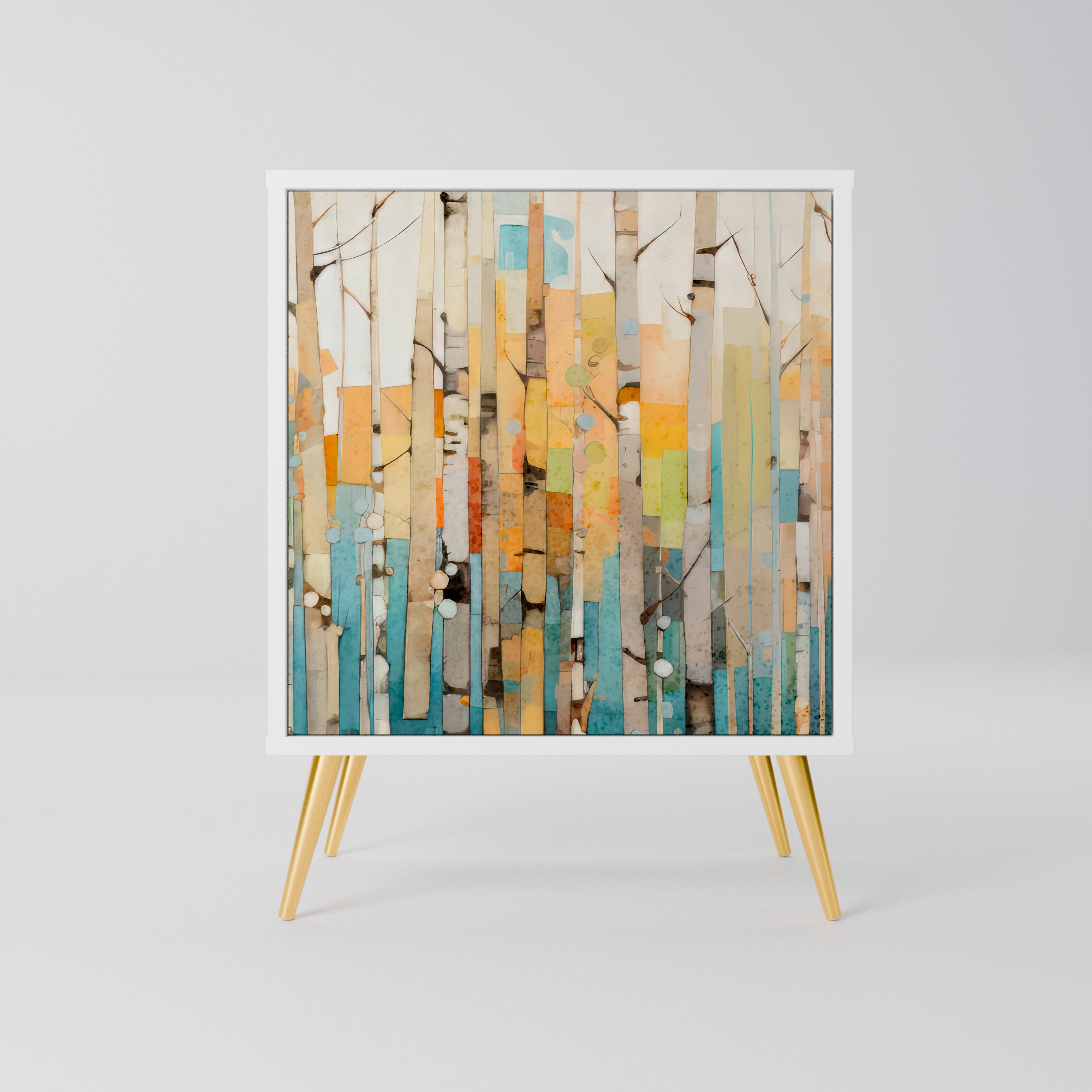 BIRCH KALEIDOSCOPE Komoda 1-drzwiowa korpus Biały