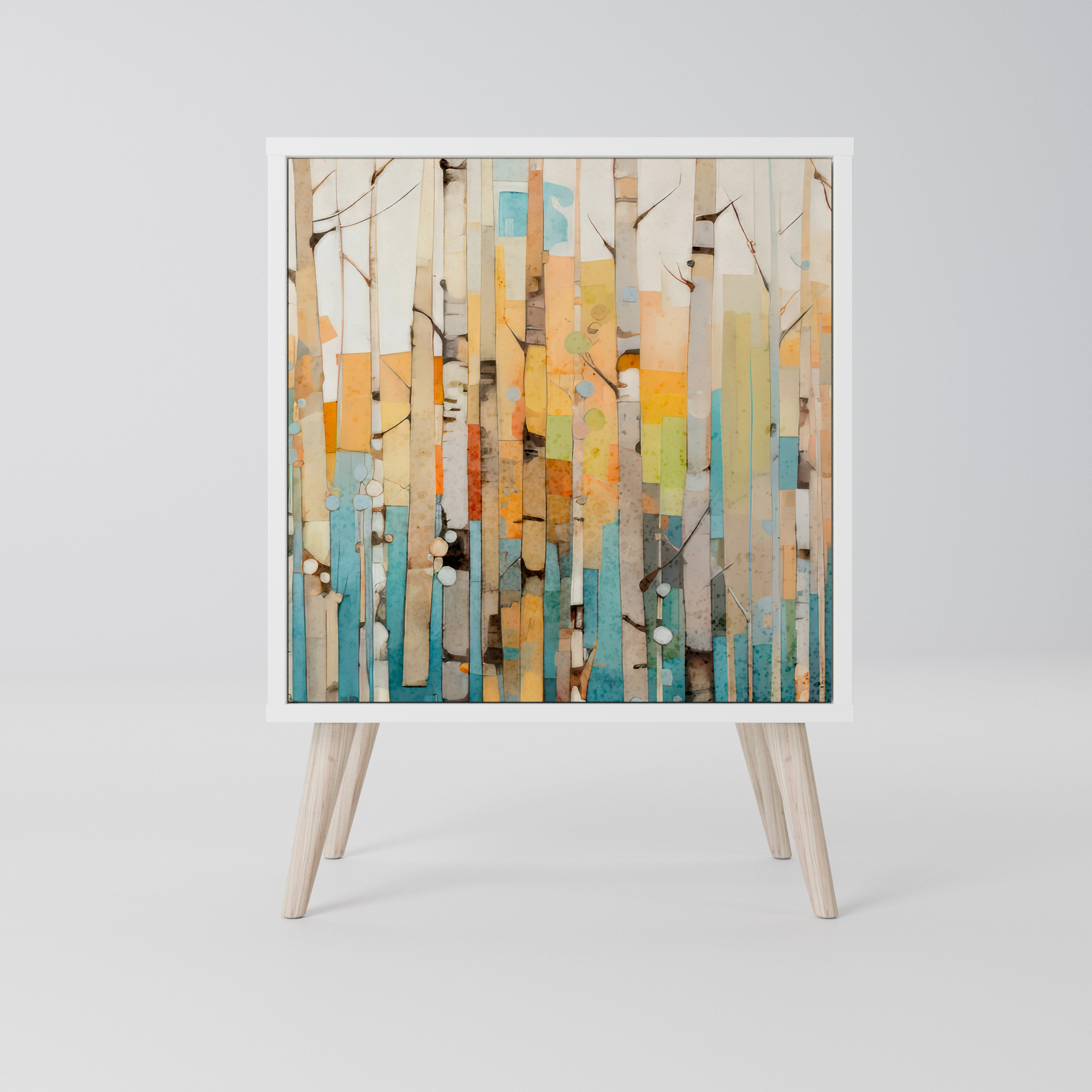 BIRCH KALEIDOSCOPE Komoda 1-drzwiowa korpus Biały