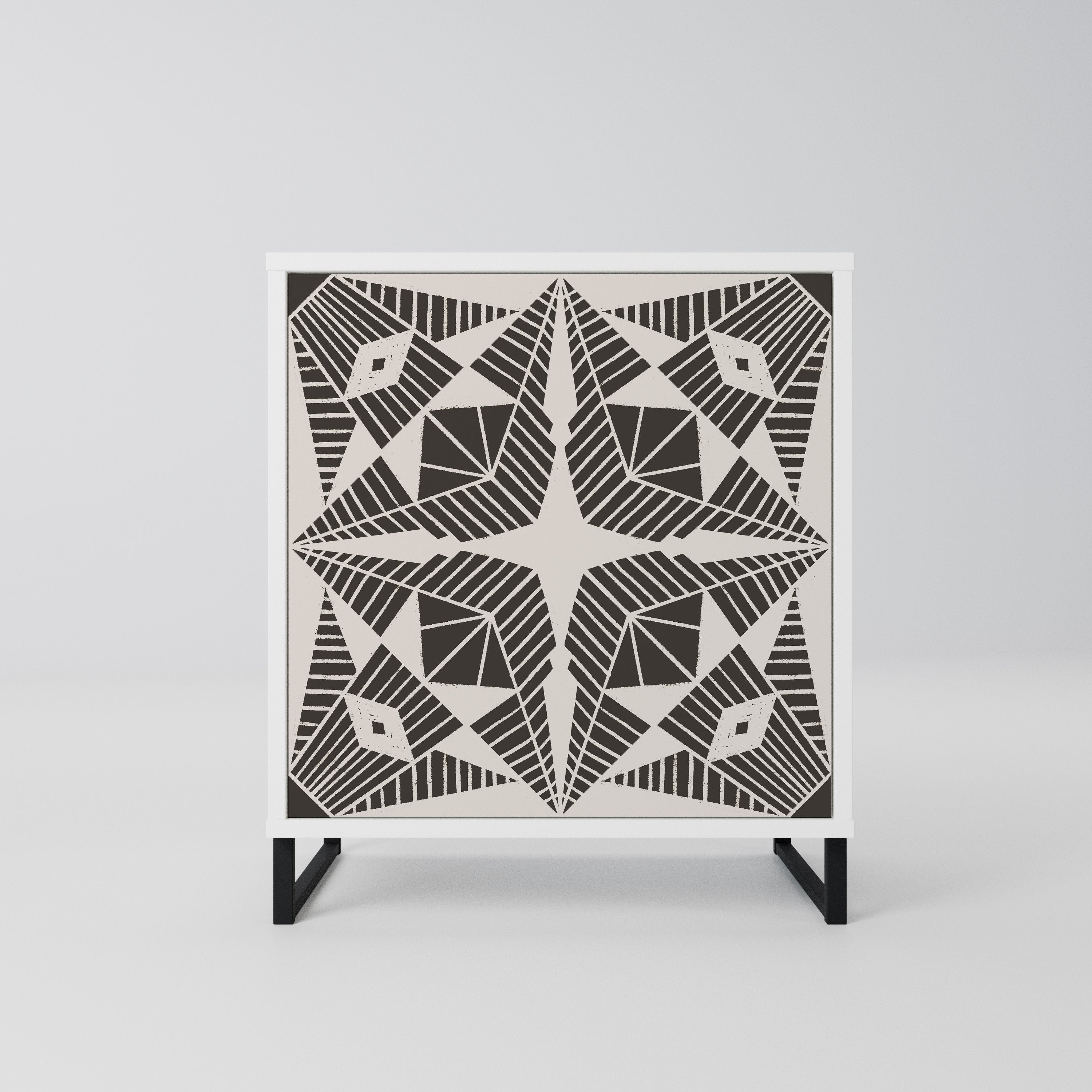 MONOCHROME NEXUS Komoda 1-drzwiowa korpus Biały