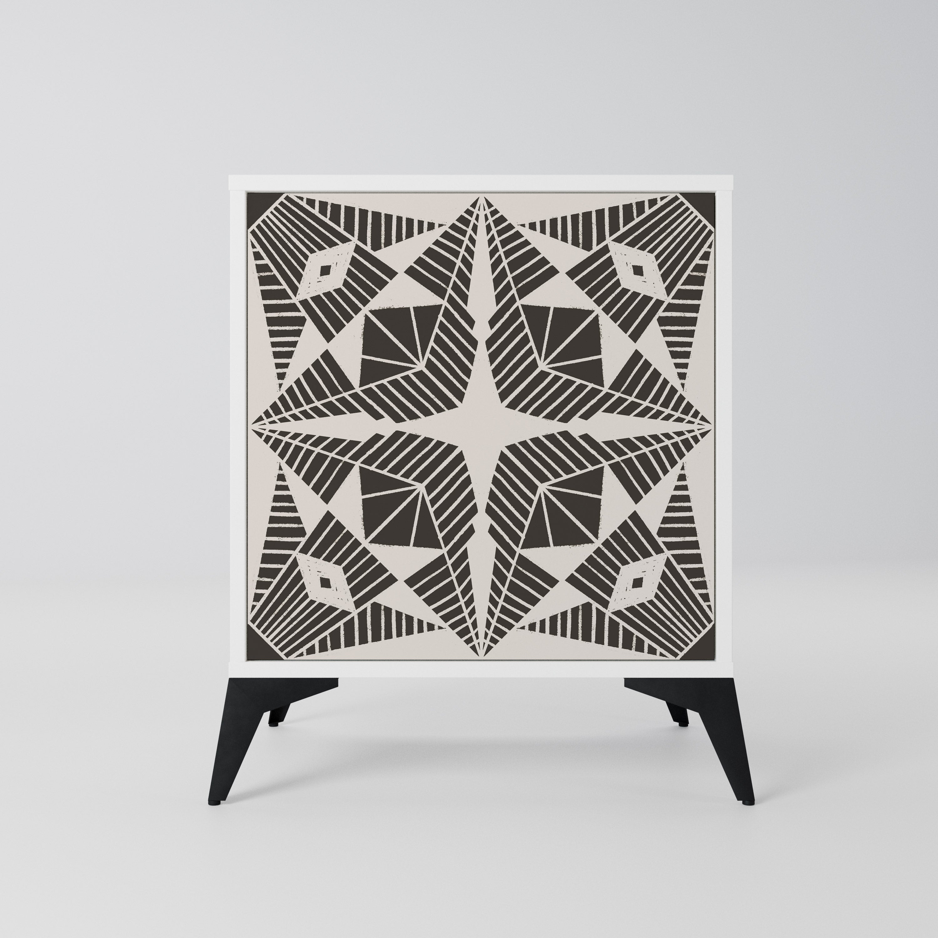 MONOCHROME NEXUS Komoda 1-drzwiowa korpus Biały