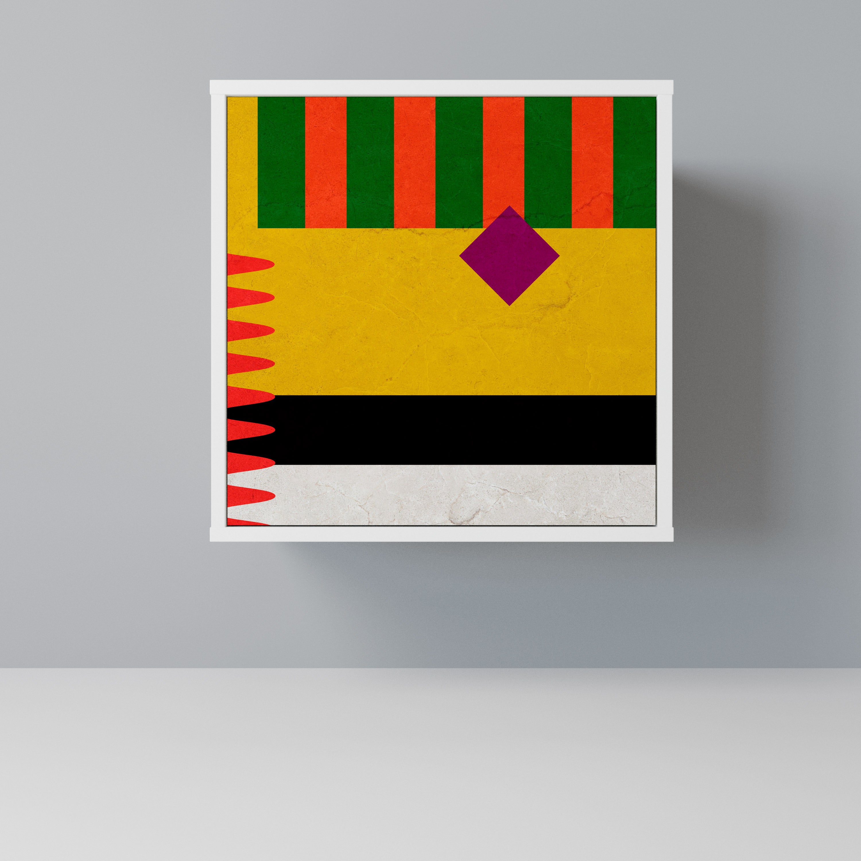 VIVID ART Komoda 1-drzwiowa korpus Biały