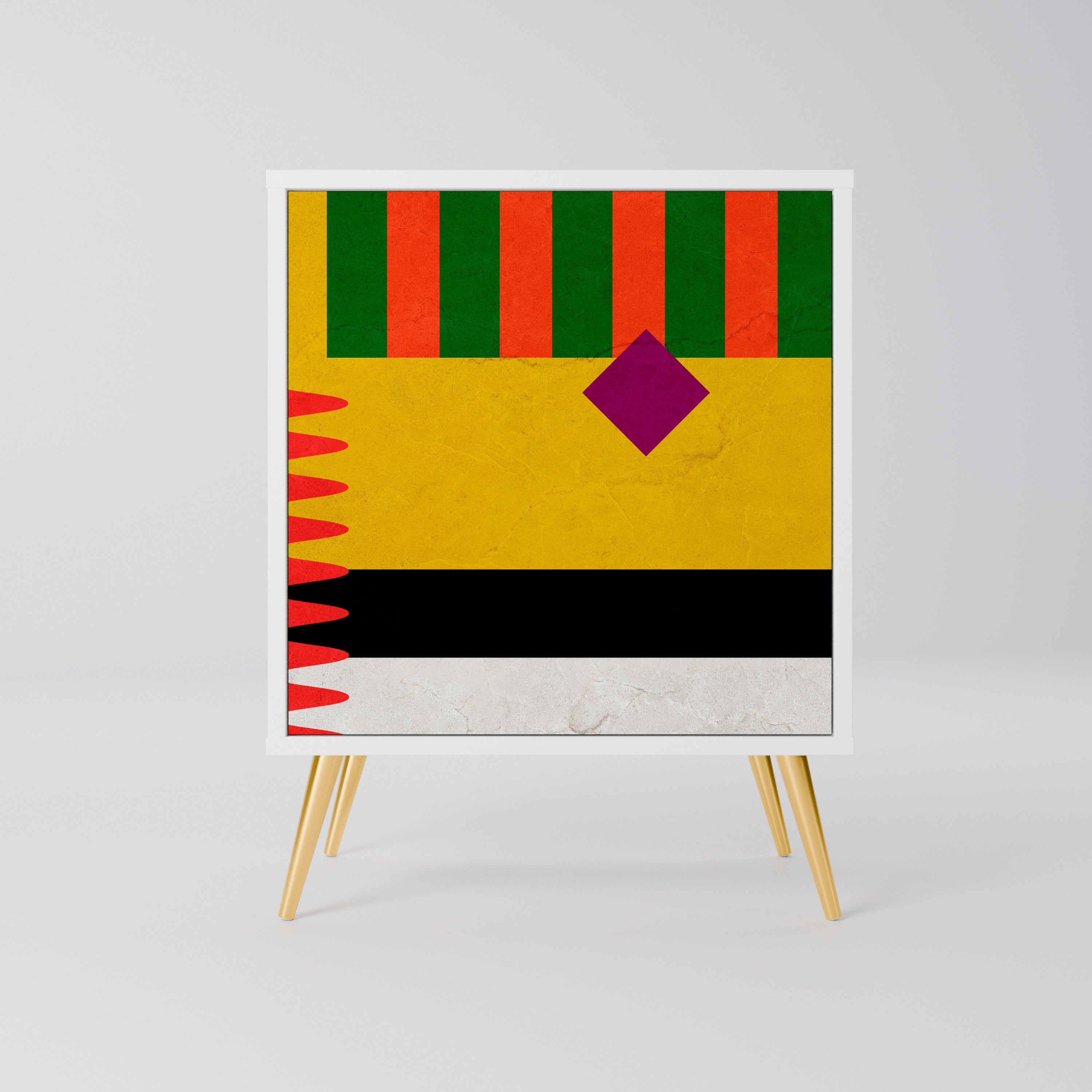 VIVID ART Komoda 1-drzwiowa korpus Biały