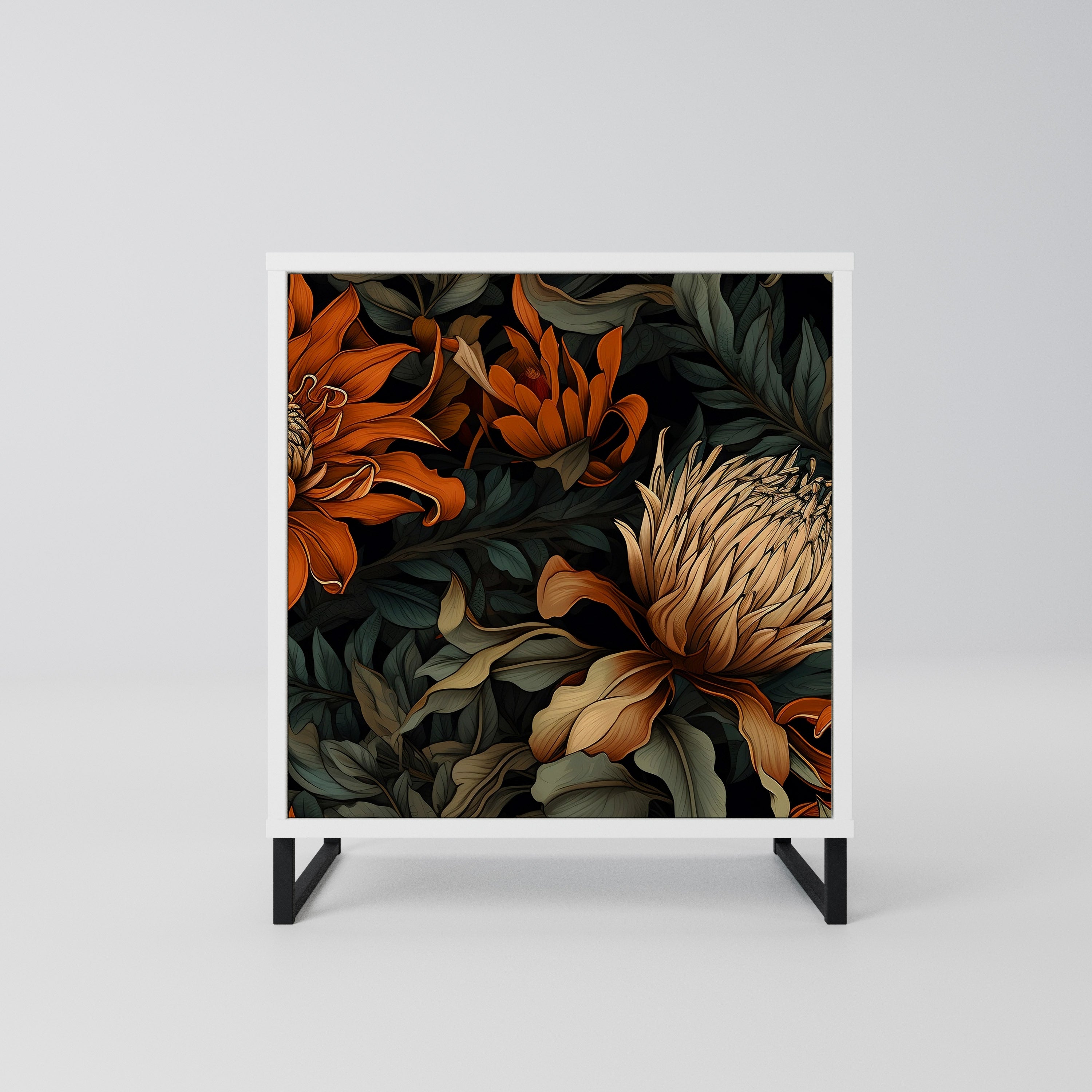DAWN BLOOM Komoda 1-drzwiowa korpus Biały