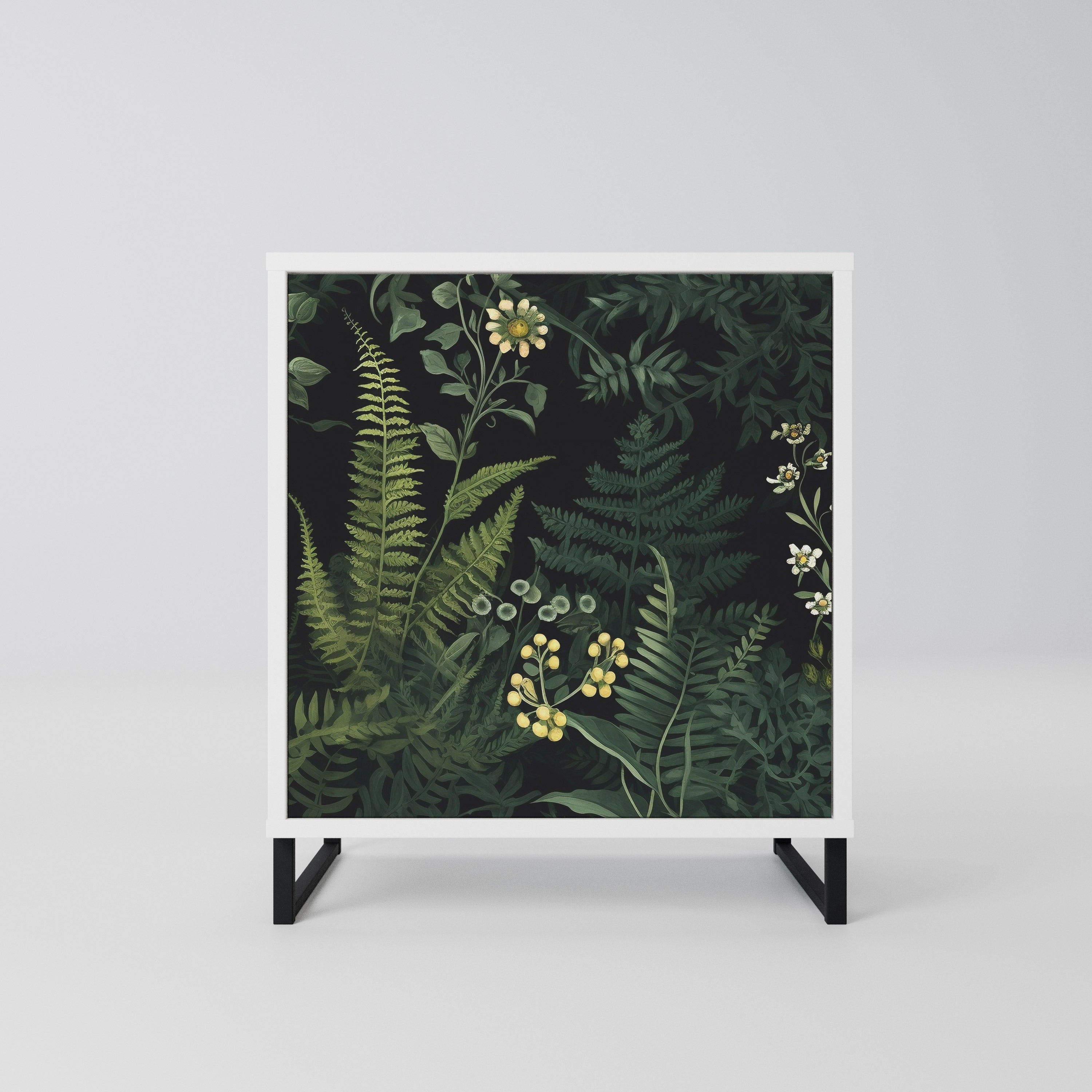 FERN FLOWERS Komoda 1-drzwiowa korpus Biały