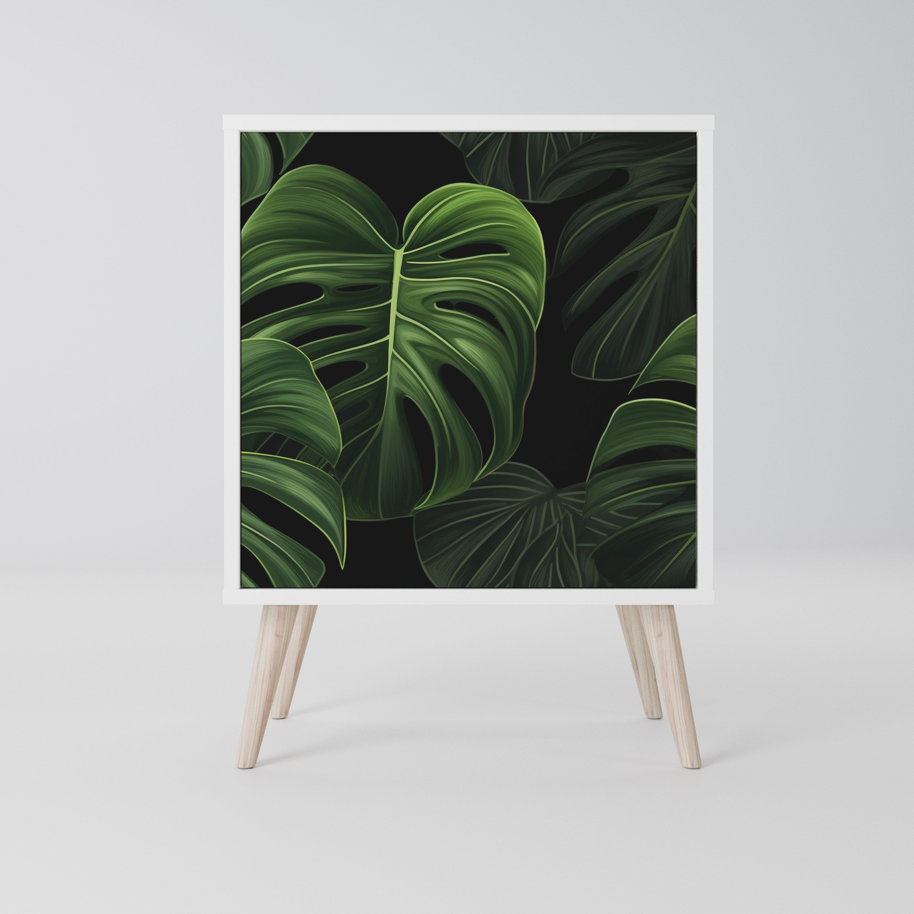 INFINITE MONSTERA Komoda 1-drzwiowa korpus Biały