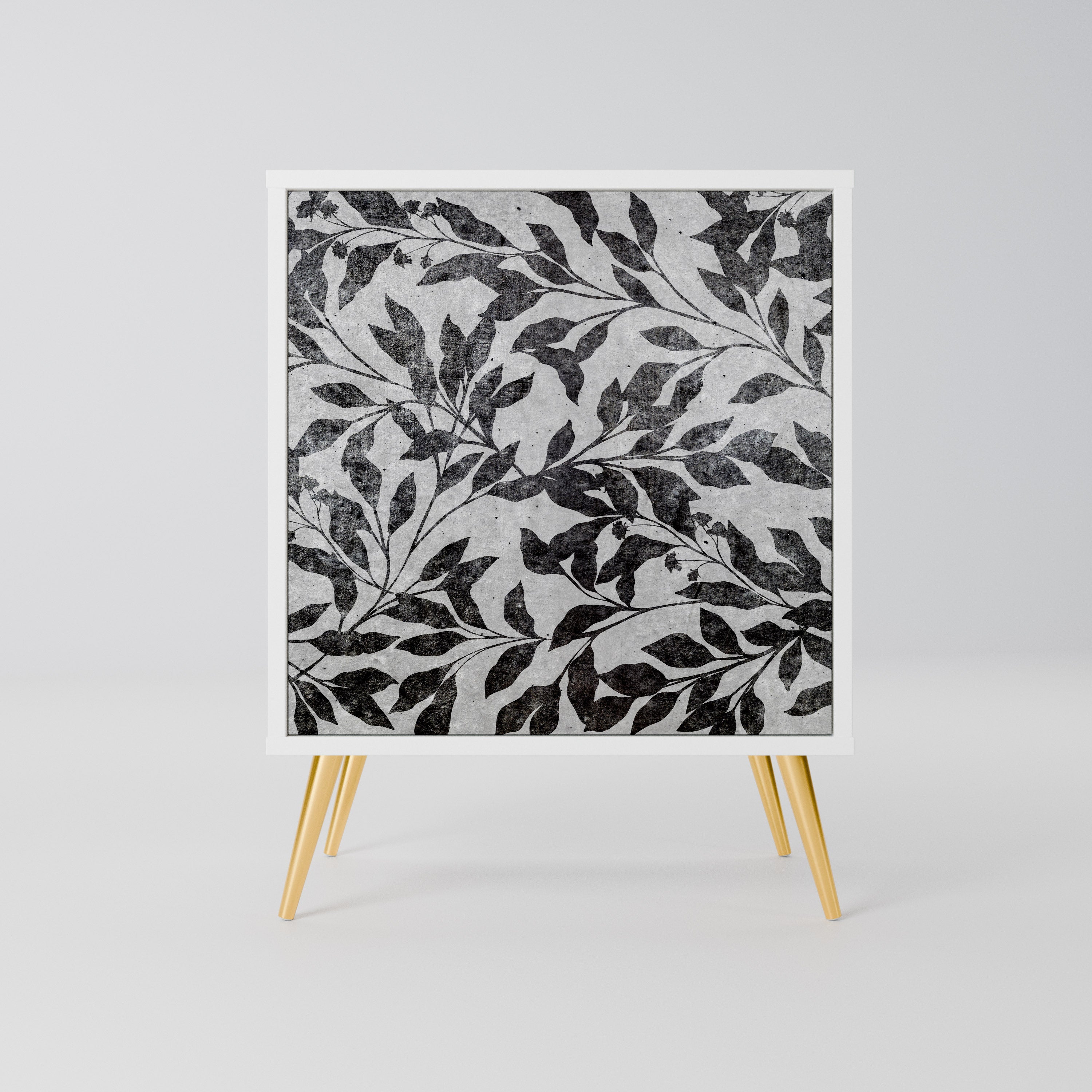 CHARCOAL SPROUT Komoda 1-drzwiowa korpus Biały