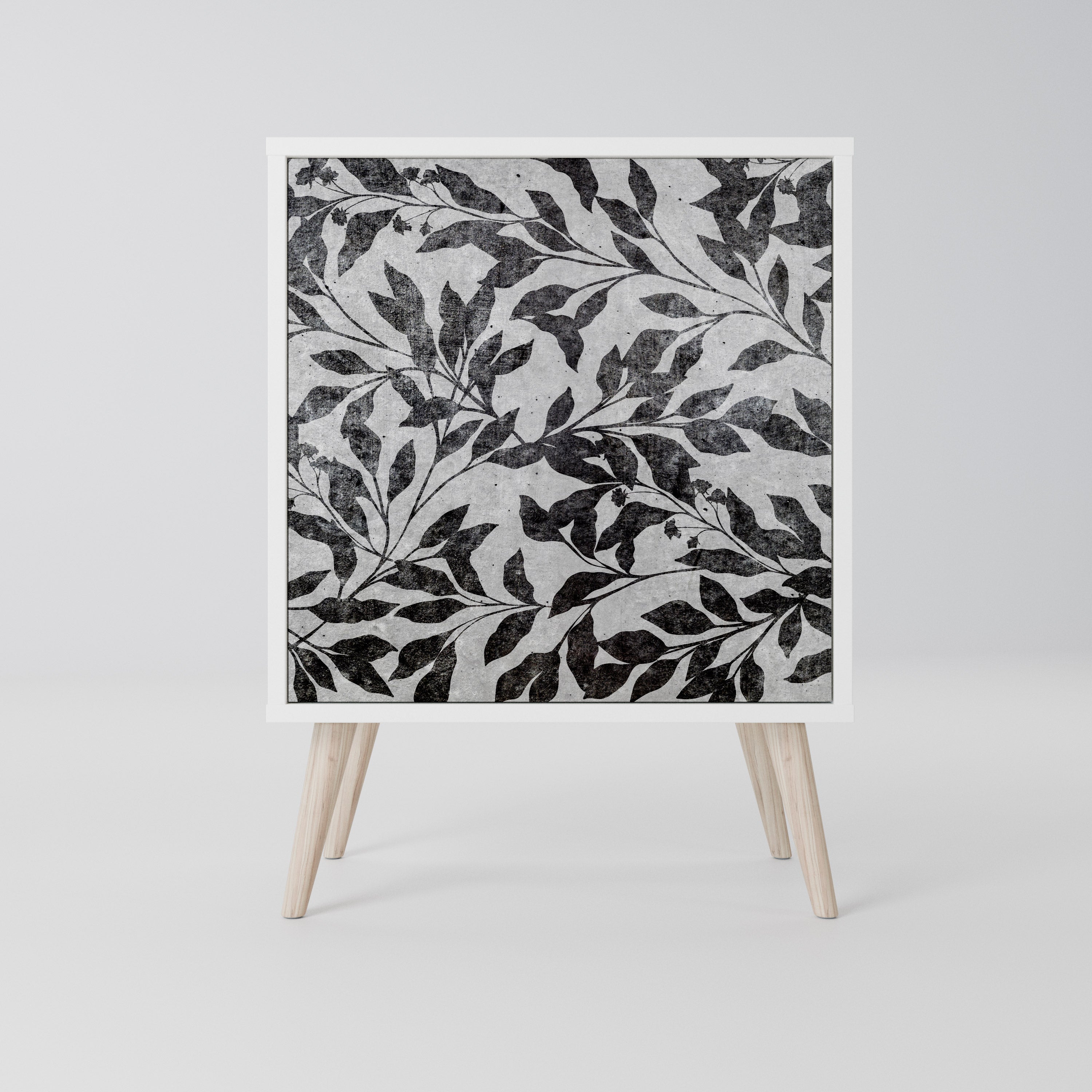 CHARCOAL SPROUT Komoda 1-drzwiowa korpus Biały