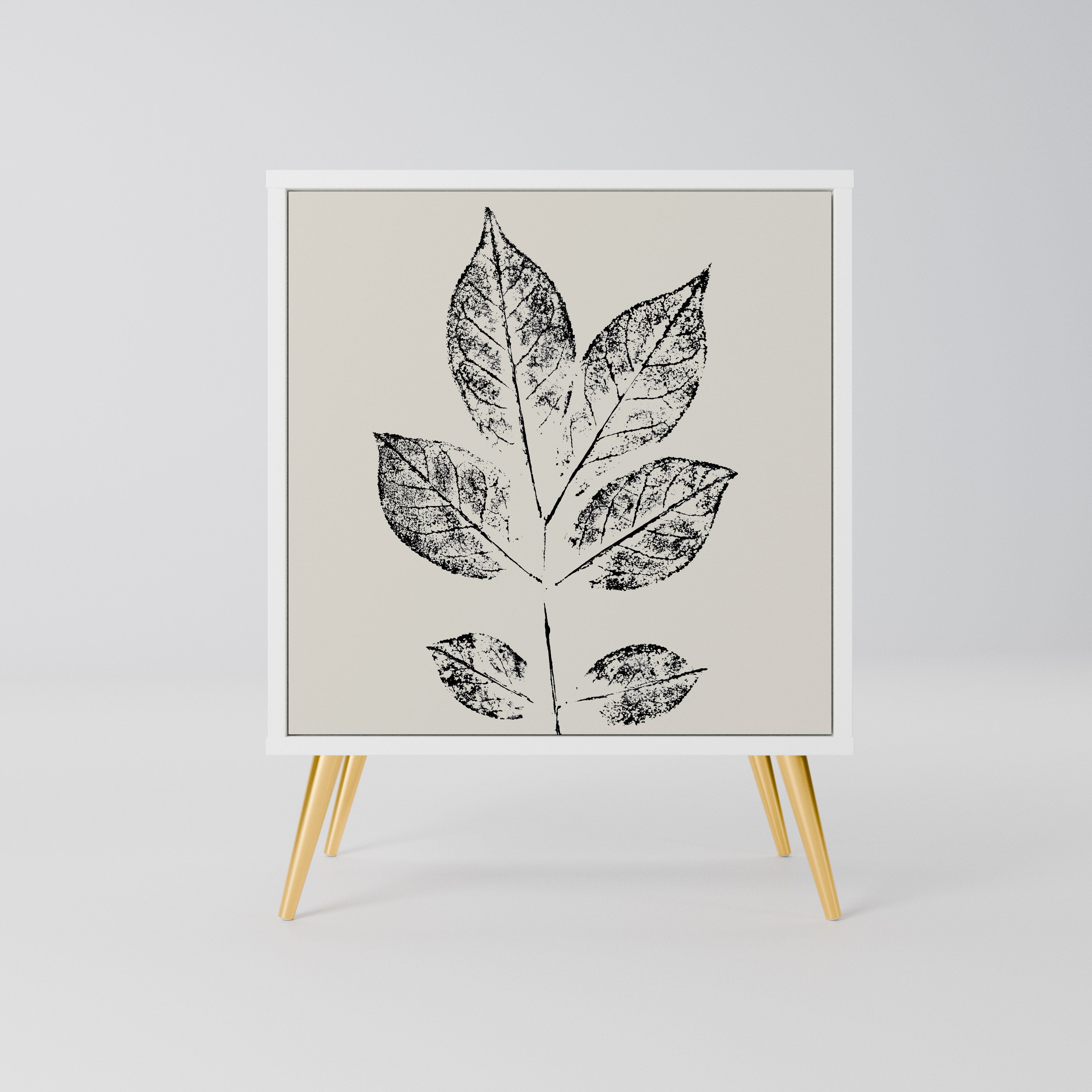 LEAFY STAMPS Komoda 1-drzwiowa korpus Biały