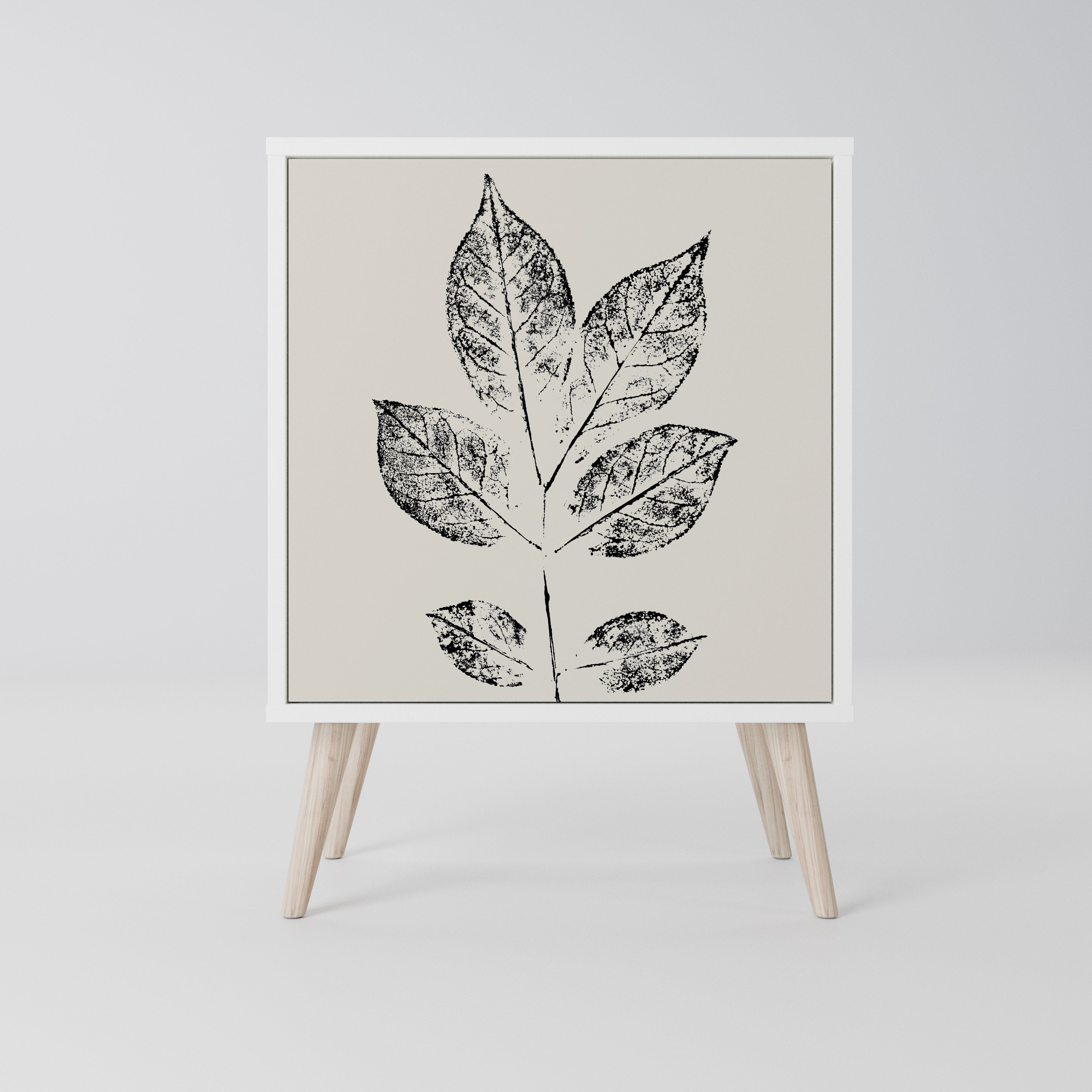 LEAFY STAMPS Komoda 1-drzwiowa korpus Biały