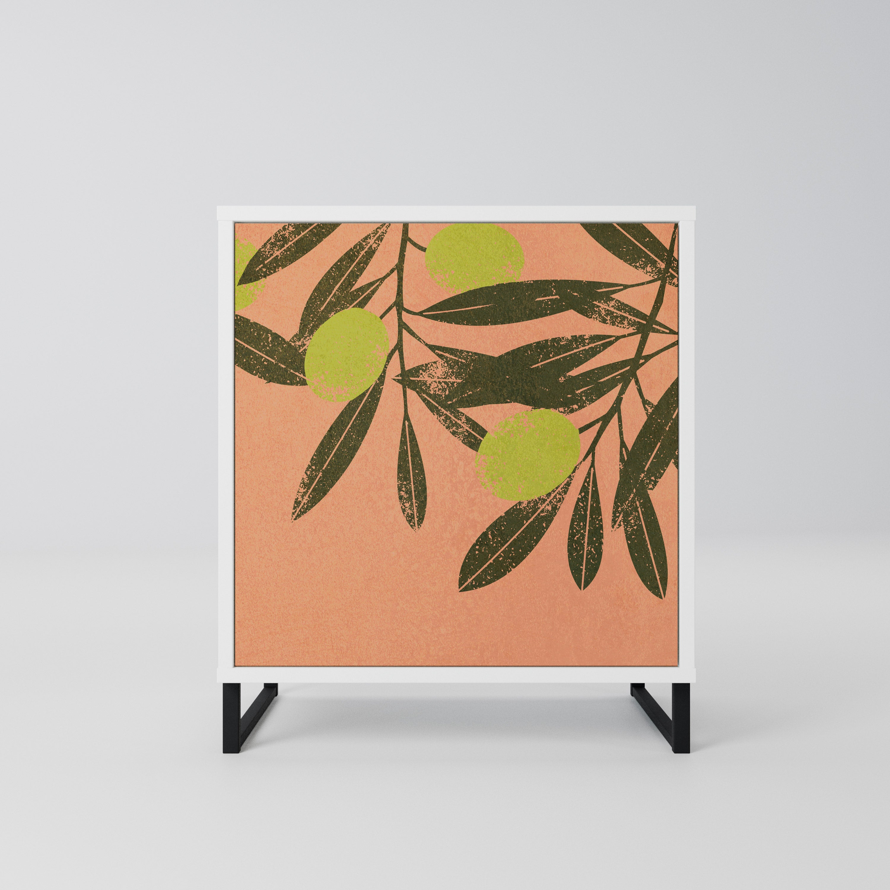 JUICY OLIVES Komoda 1-drzwiowa korpus Biały