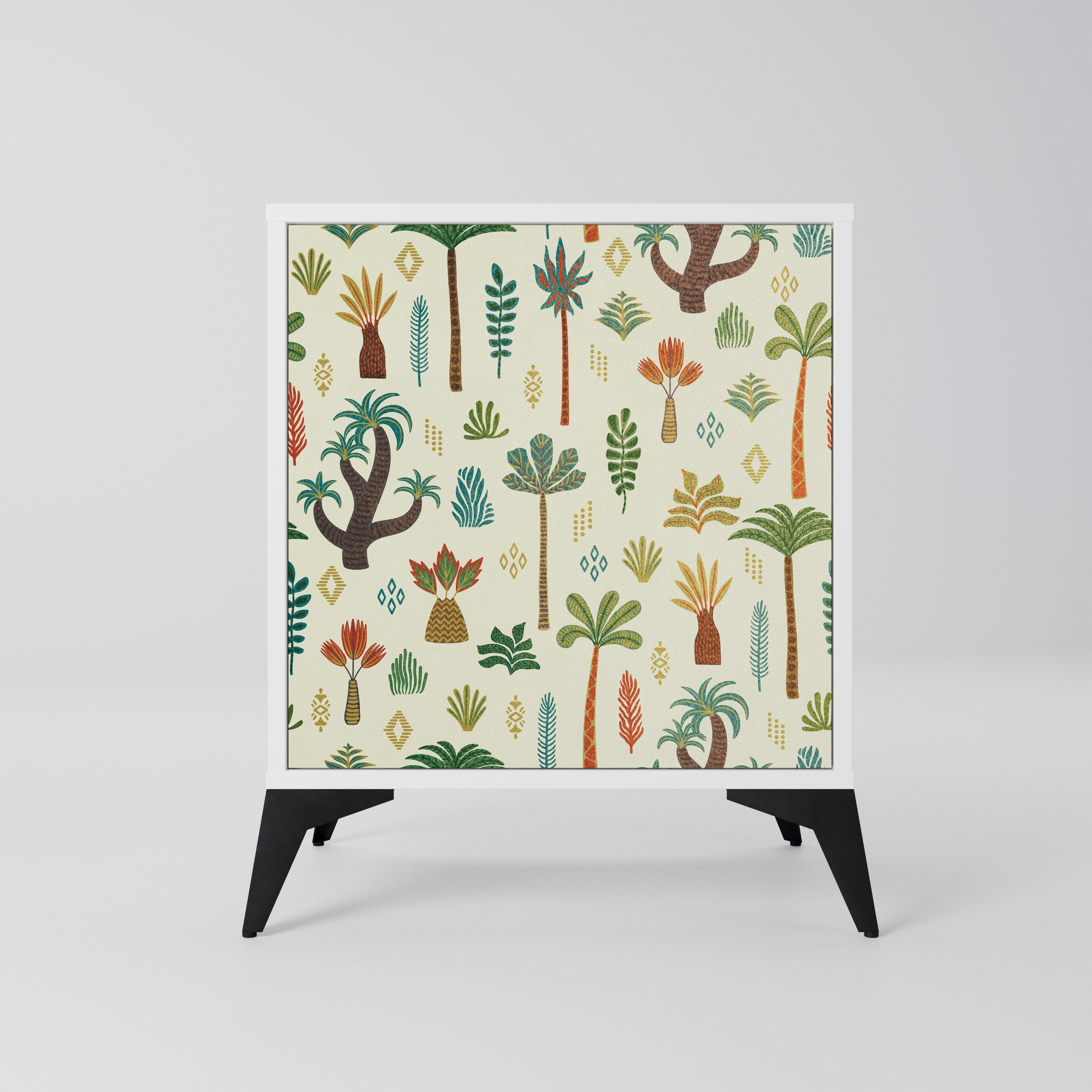 PALM SPRING Komoda 1-drzwiowa korpus Biały