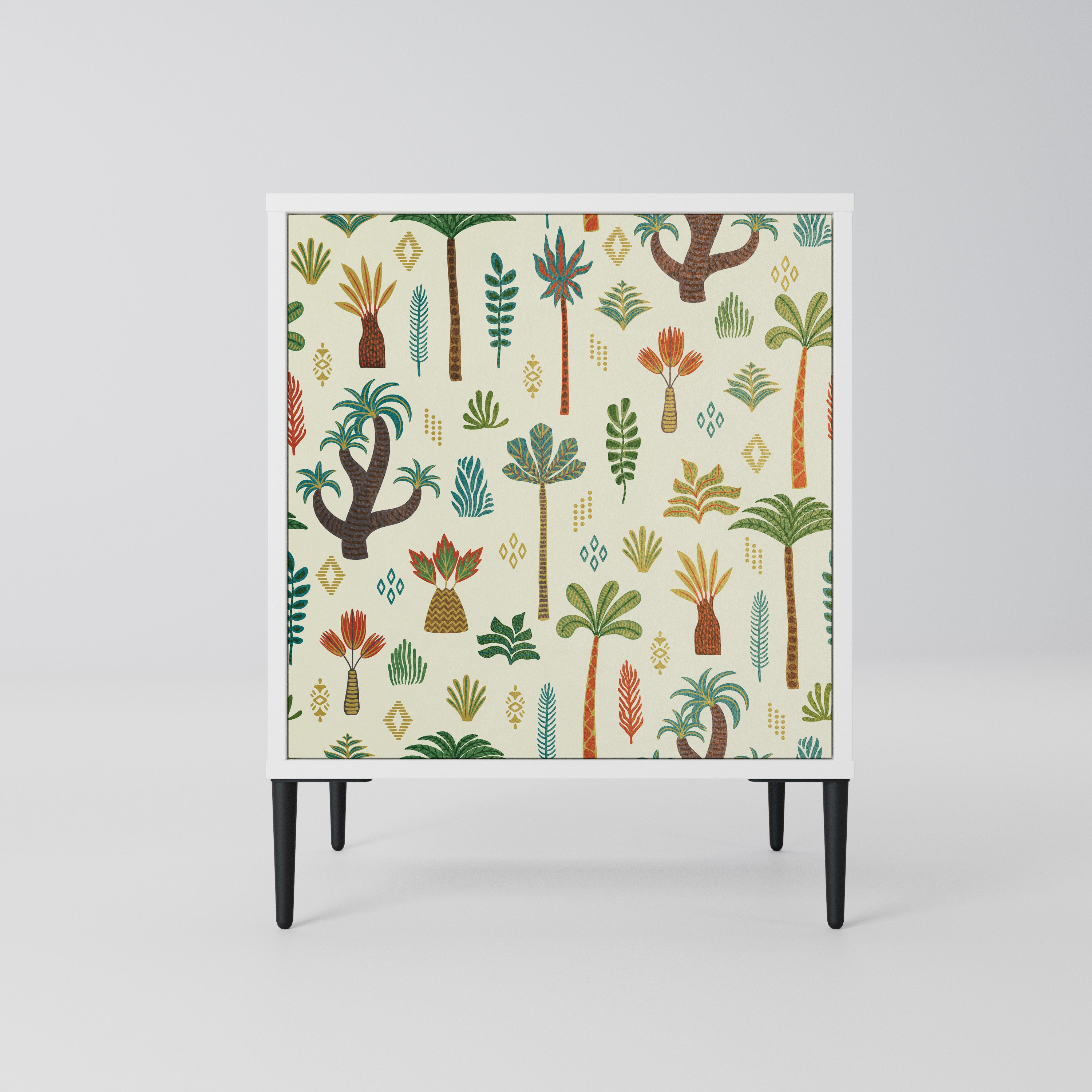 PALM SPRING Komoda 1-drzwiowa korpus Biały