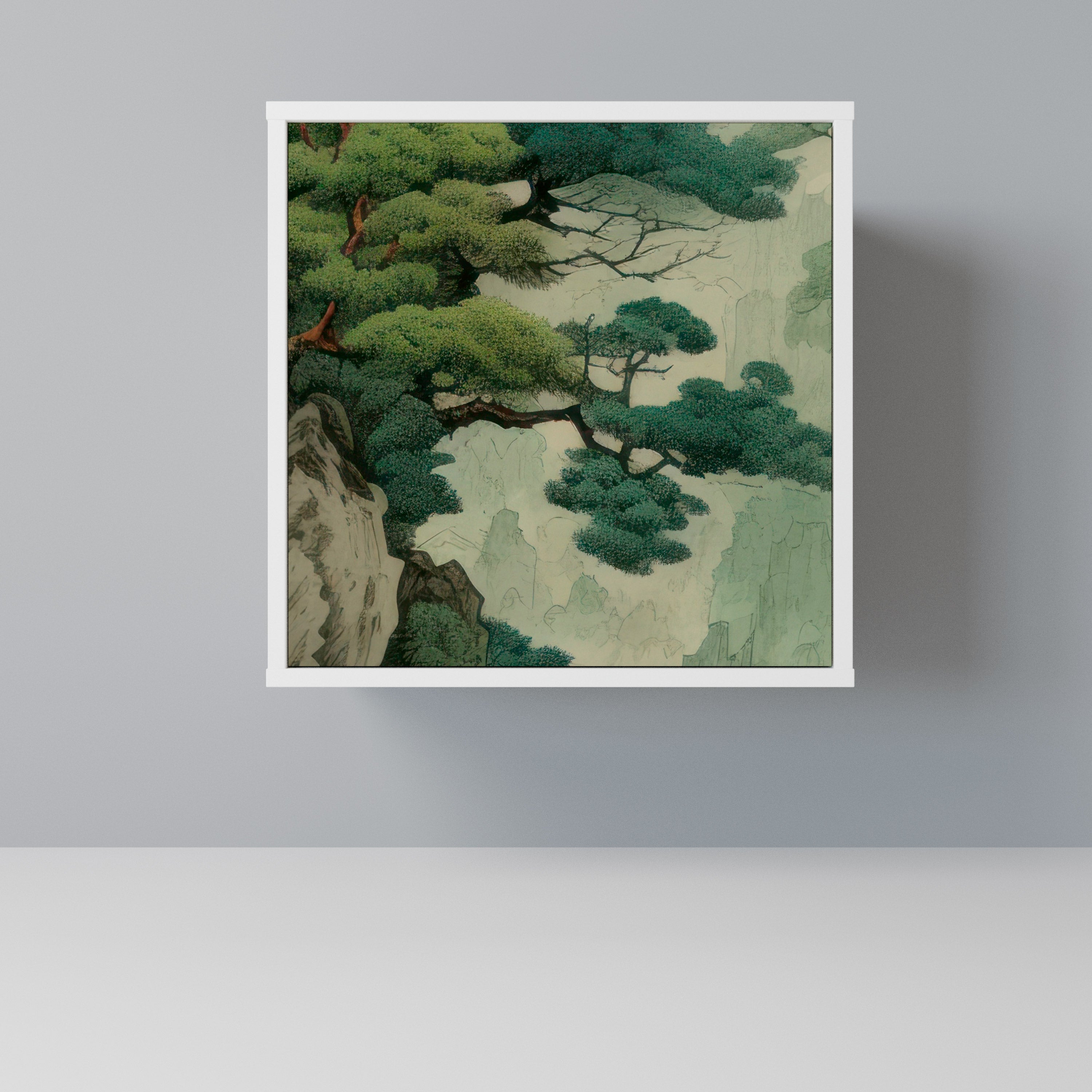 VERDURE ABYSS Komoda 1-drzwiowa korpus Biały