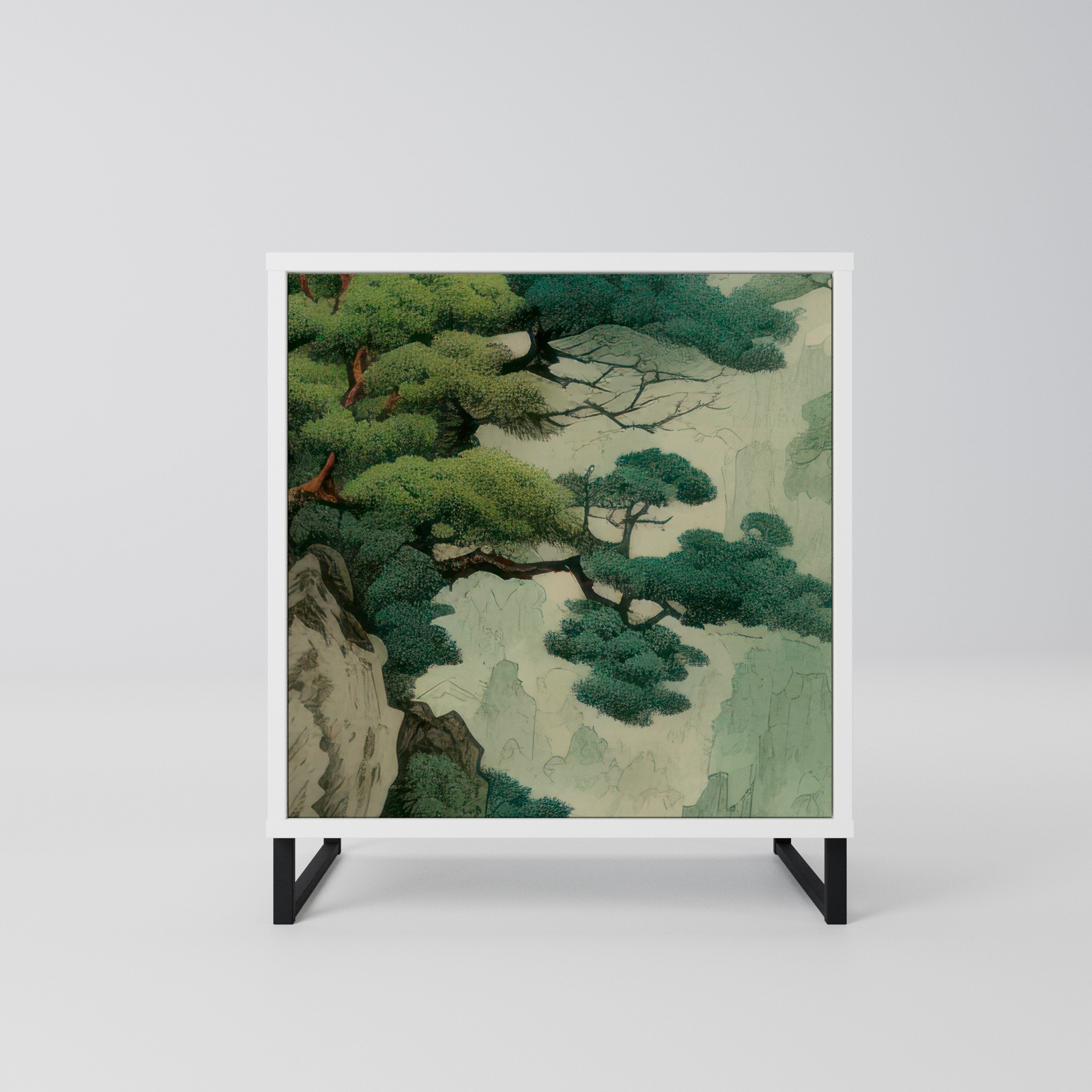 VERDURE ABYSS Komoda 1-drzwiowa korpus Biały