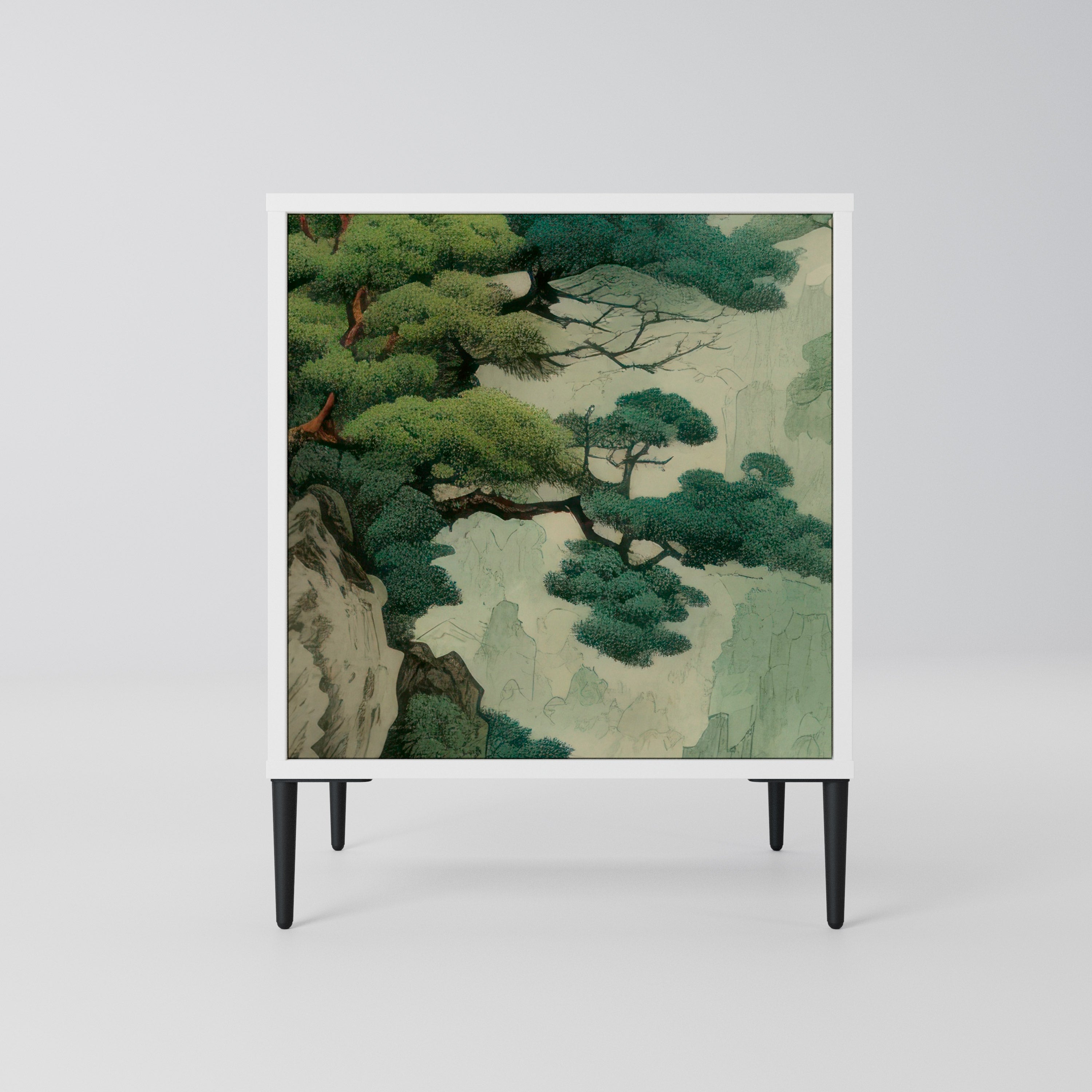 VERDURE ABYSS Komoda 1-drzwiowa korpus Biały