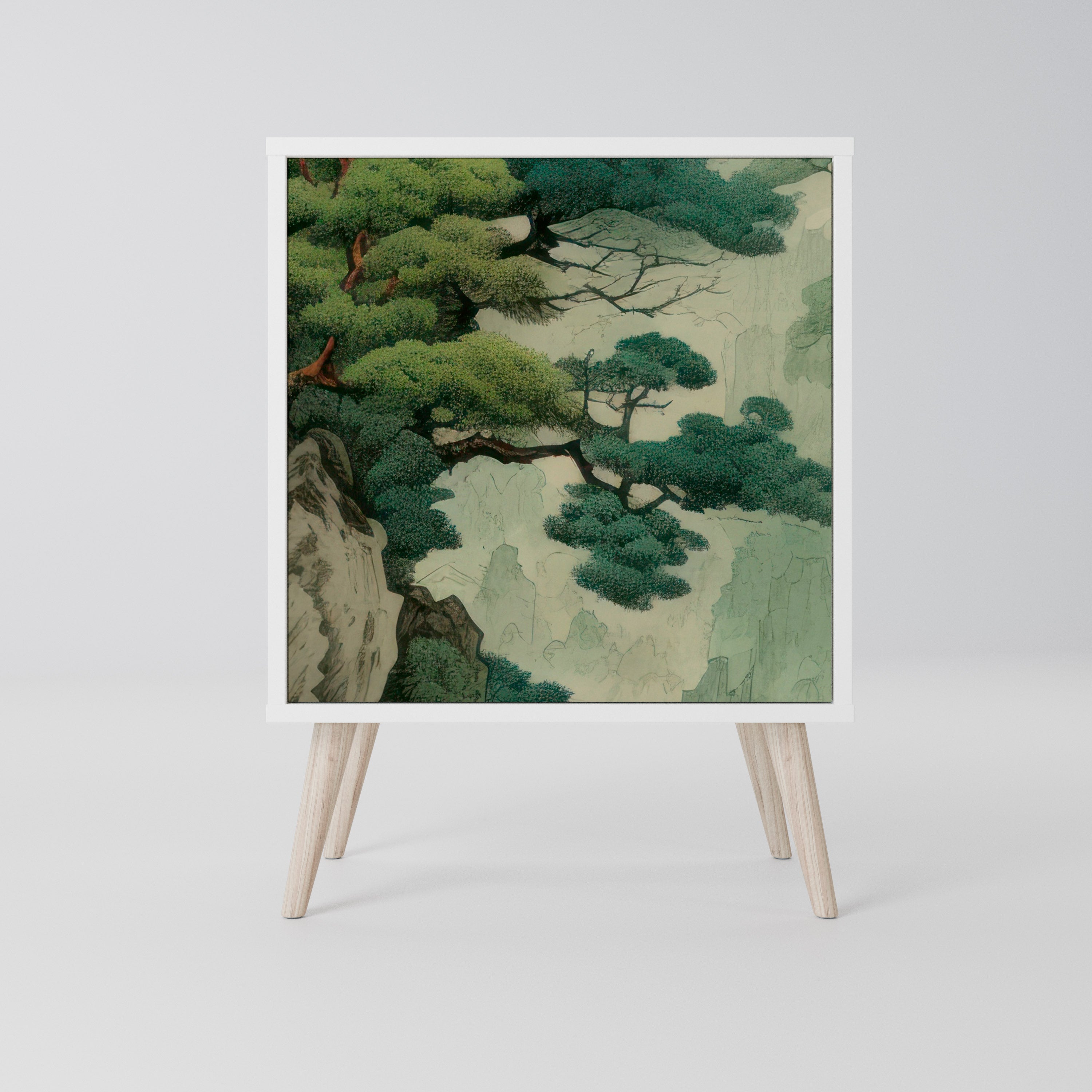 VERDURE ABYSS Komoda 1-drzwiowa korpus Biały