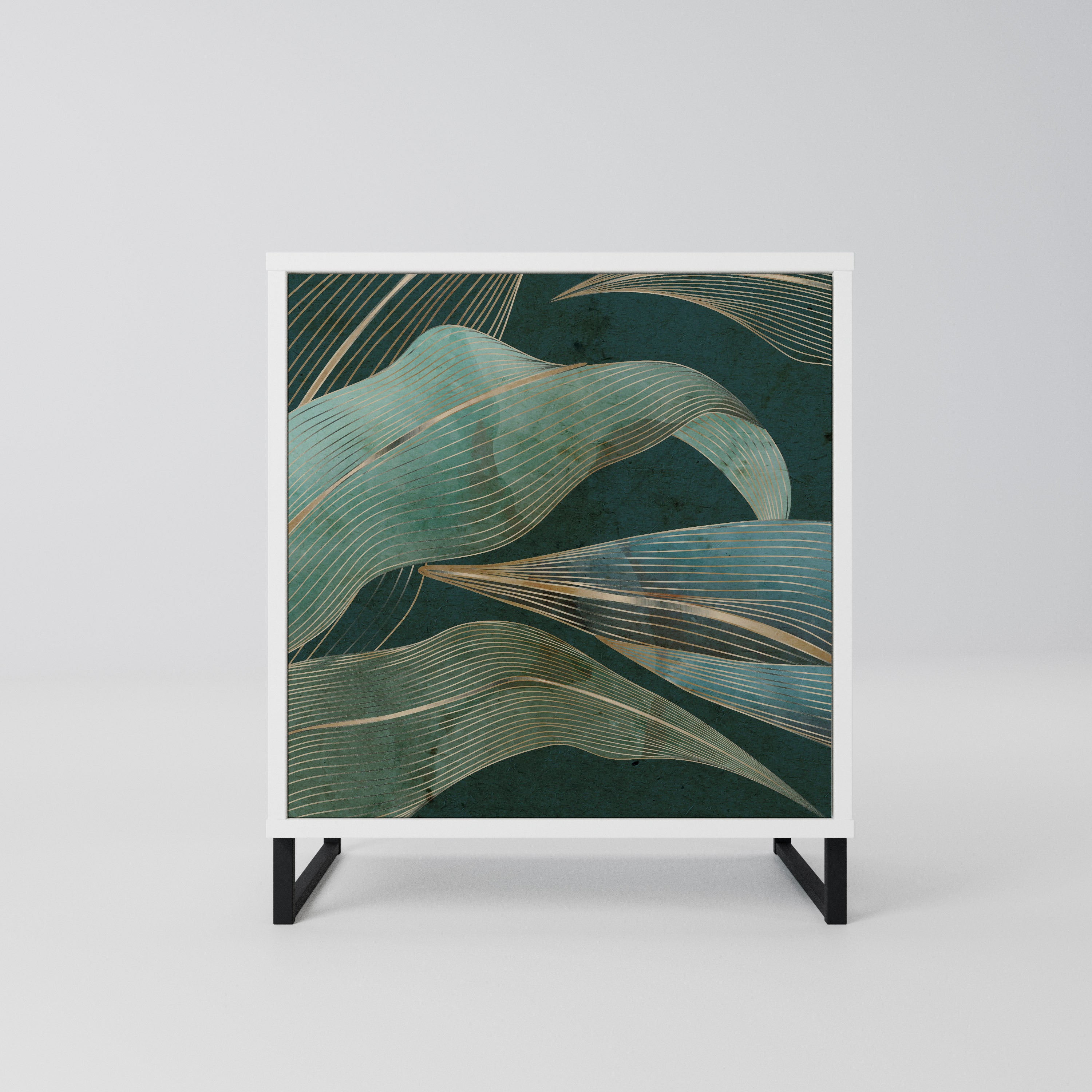 ROYAL GREEN Komoda 1-drzwiowa korpus Biały