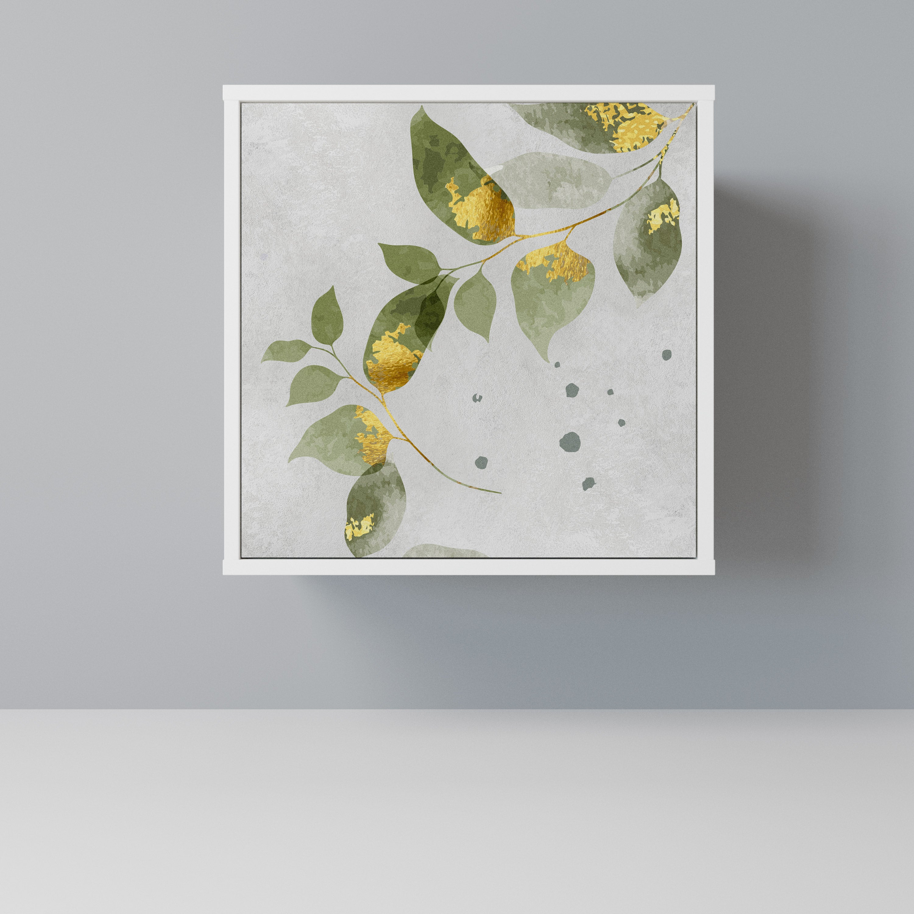 ELEGANT BOTANICS Komoda 1-drzwiowa korpus Biały